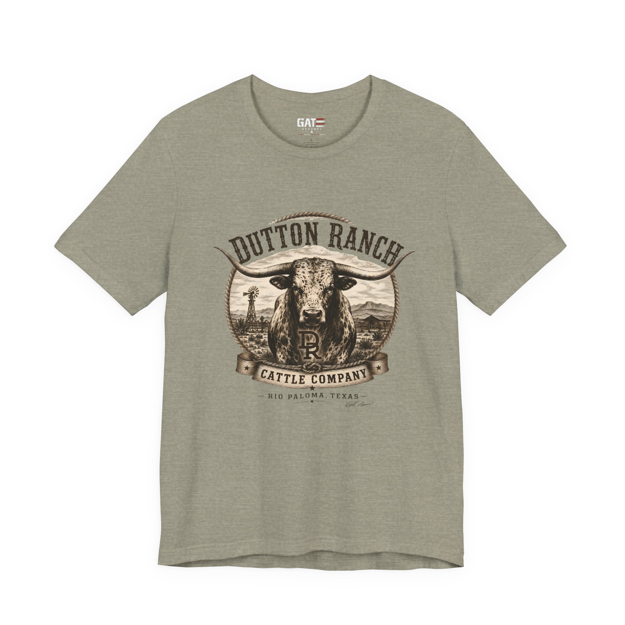 Dutton Ranch Cattle Company Shirt | Yellowstone Inspired Longhorn Tee