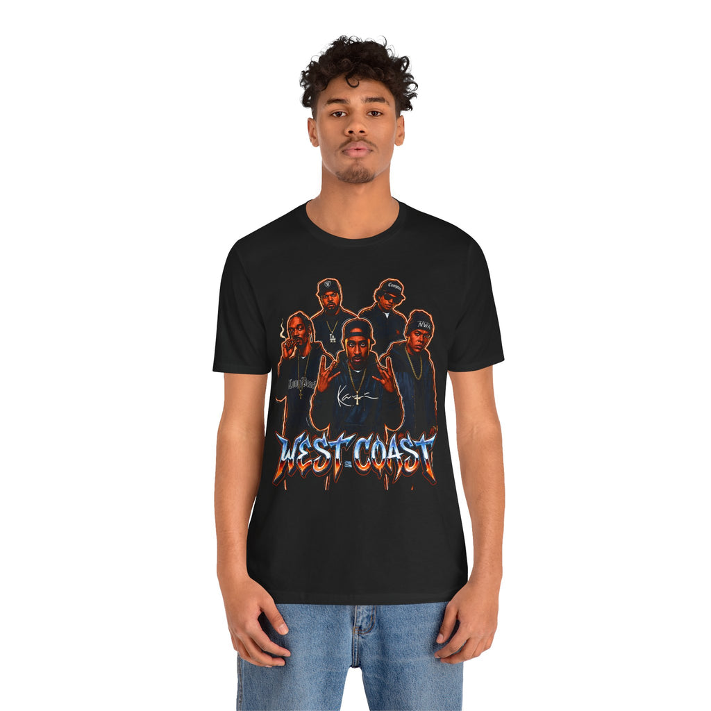 West Coast Rap Crew T-Shirt Option Two — Vintage Hip Hop Graphic Tee