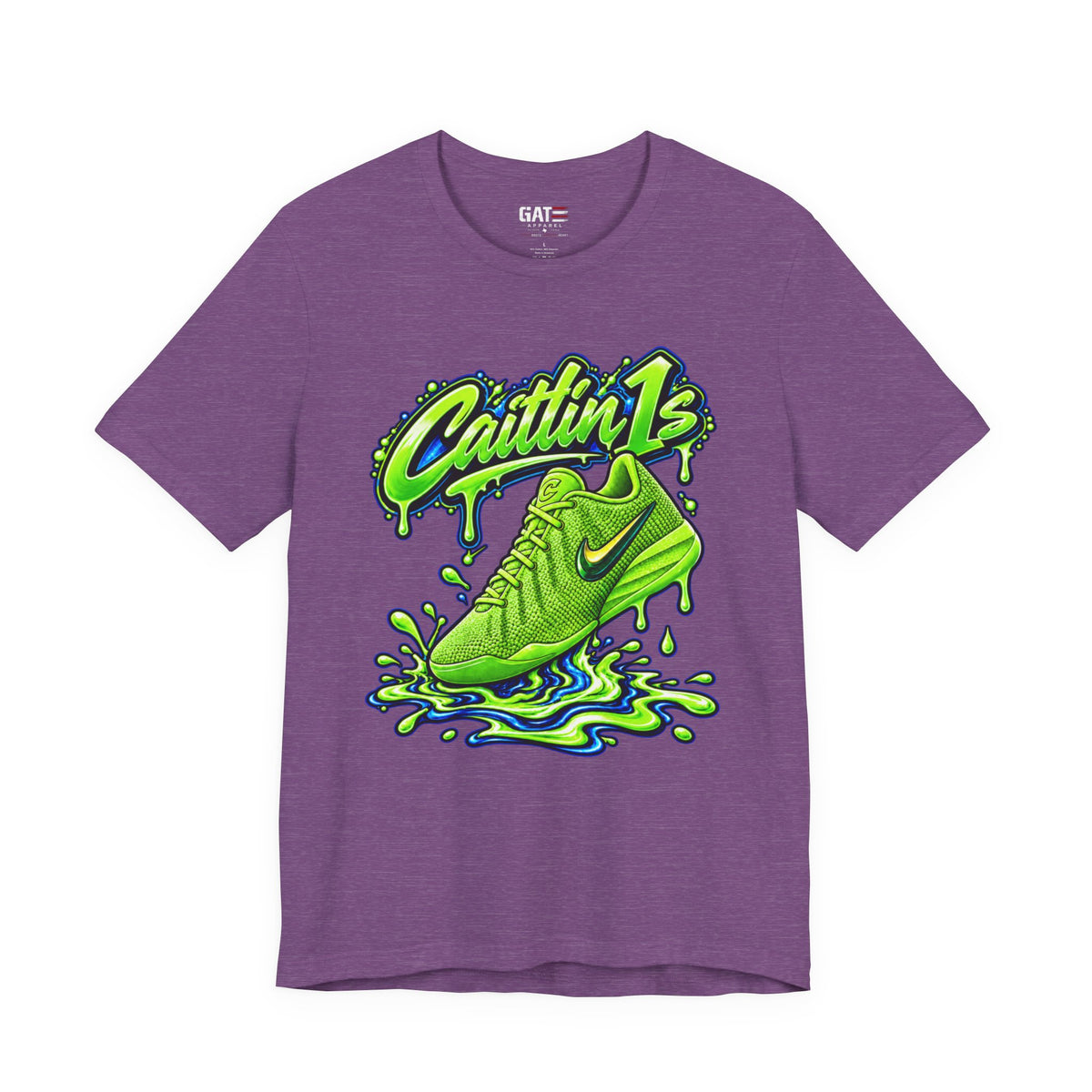 Caitlin Clark Caitlin 1s Electric Green Sneaker Shirt