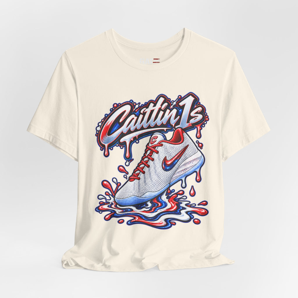 Caitlin Clark Caitlin 1s USA Whites Sneaker Shirt