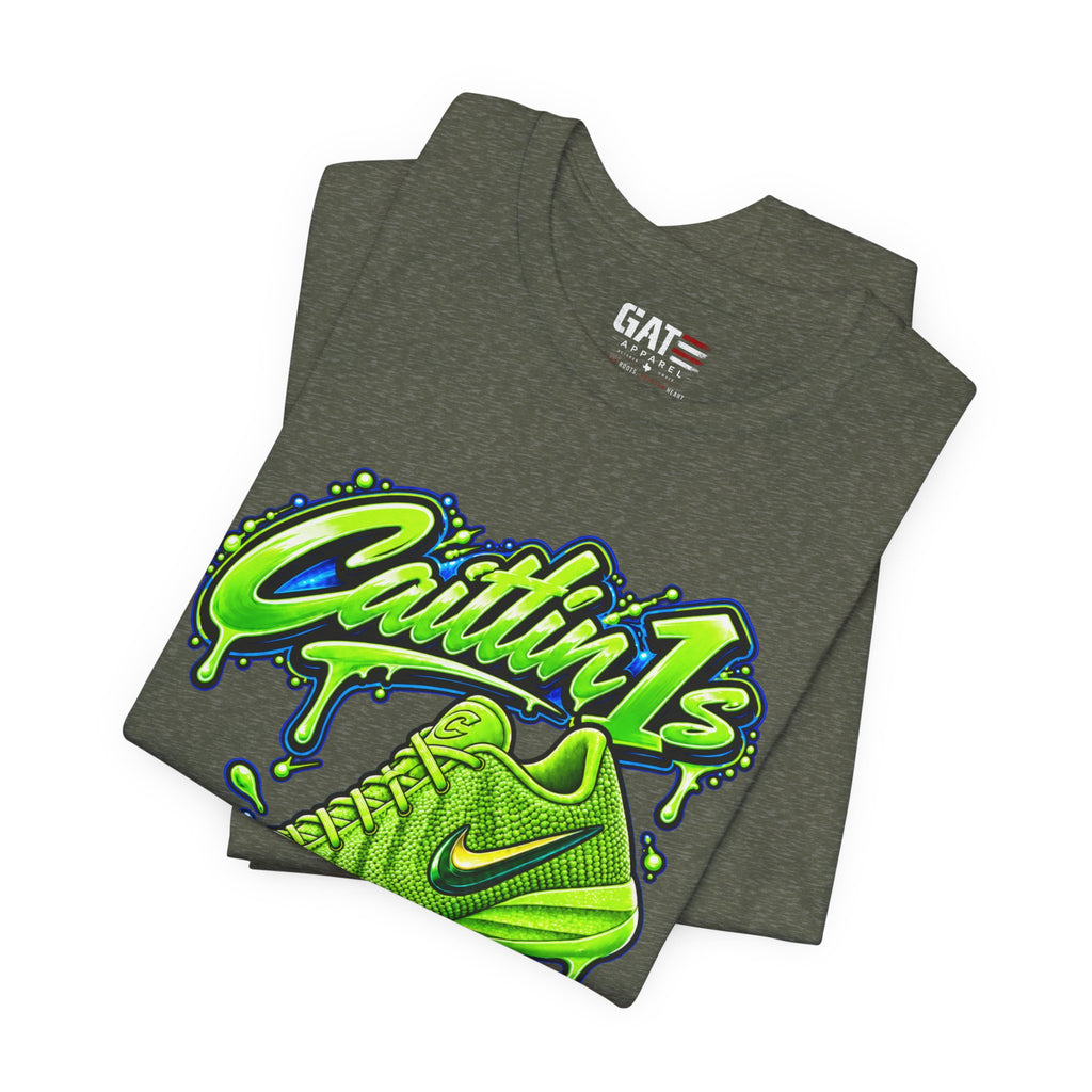Caitlin Clark Caitlin 1s Electric Green Sneaker Shirt