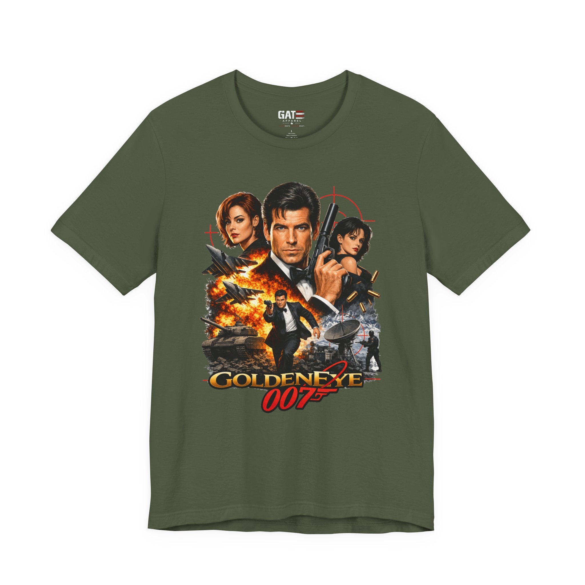 Retro Gamer Shirt, Classic N64 Gaming Tee, FPS Video Game Shirt, Old School Gamer Gift, Retro Gaming Movie Poster Tee | Graphic T-Shirt
