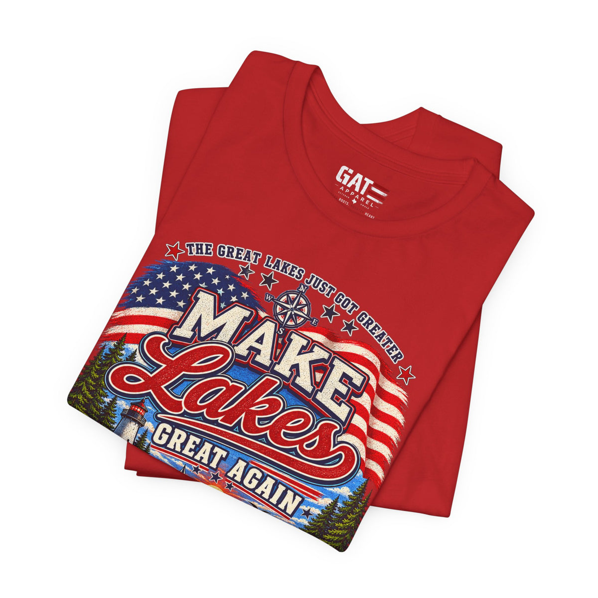 Make Lakes Great Again Shirt | Lake America Patriotic Tee