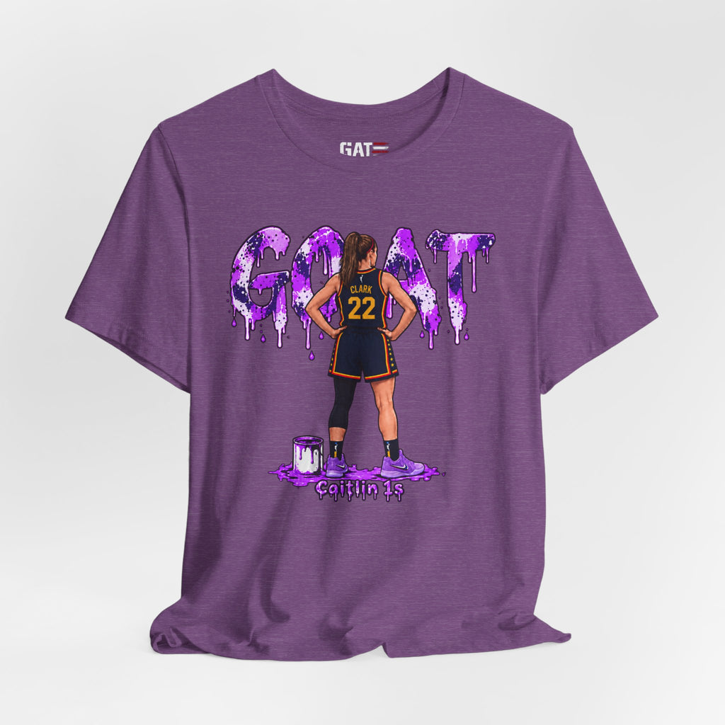 Caitlin Clark Caitlin 1s GOAT Purple Fade Sneaker Shirt