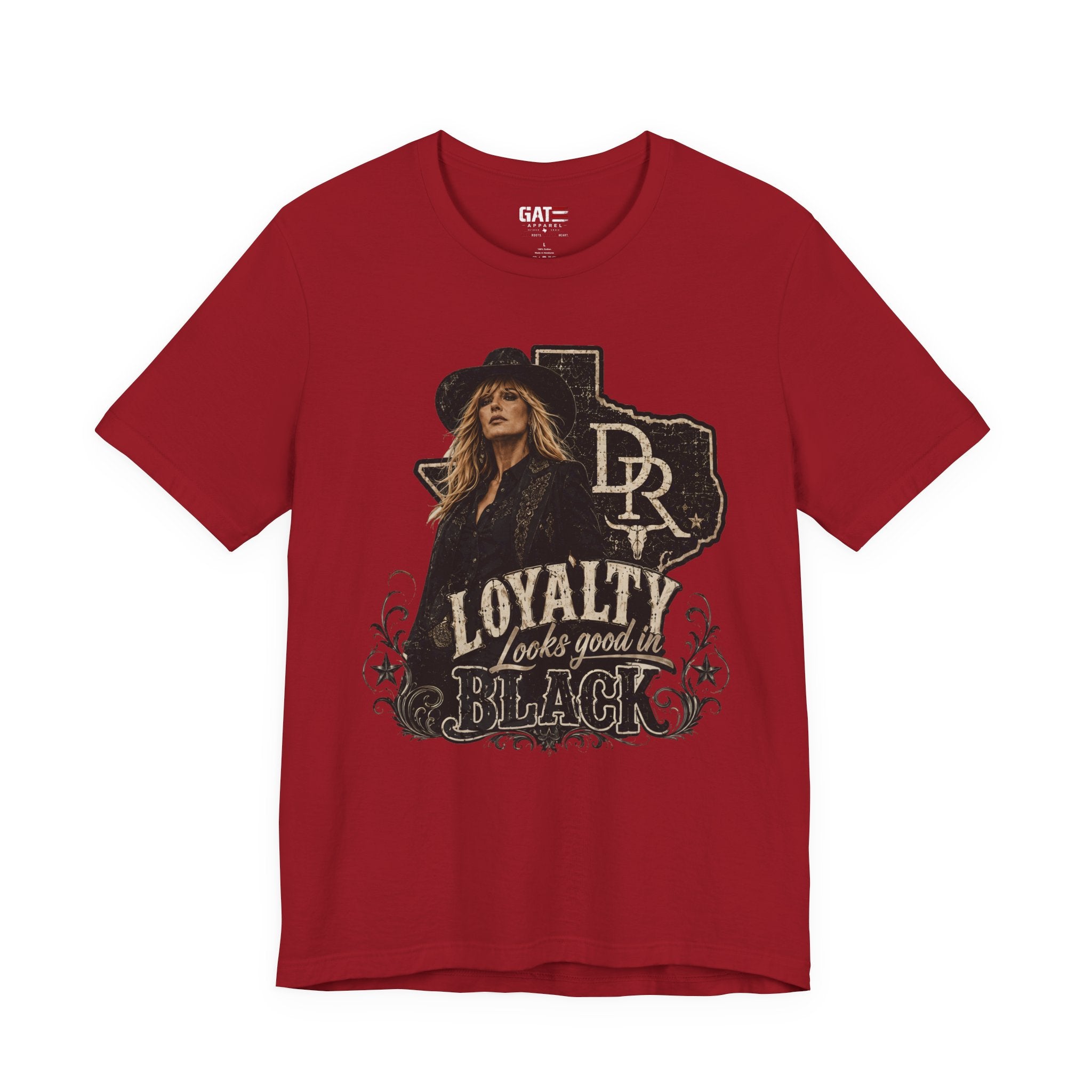 Beth Dutton|Loyalty Looks Good in Black Tee — Texas Country Music Graphic T-Shirt