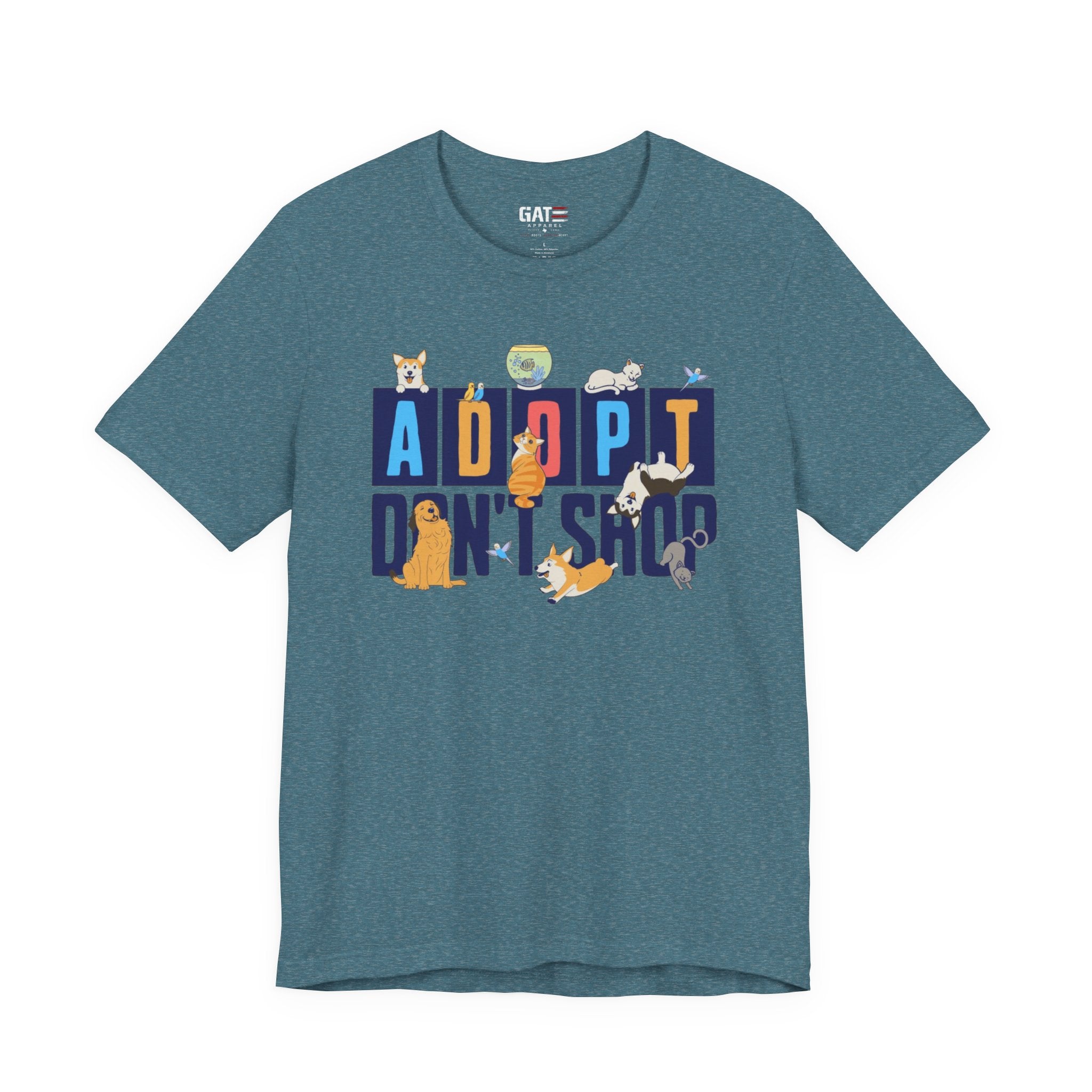 Adopt Don't Shop Rescue Pet T-Shirt