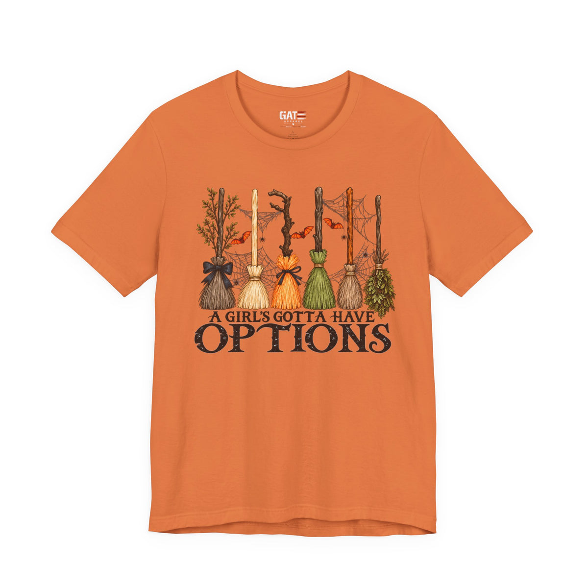 A Girl's Gotta Have Options Witch Brooms T-Shirt - product image 8