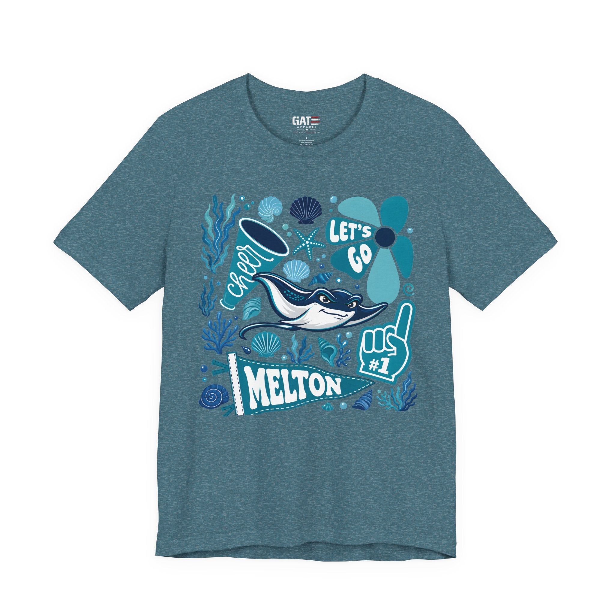 Melton Graphic Tee — 'Let's Go' Ocean Adventure T-Shirt