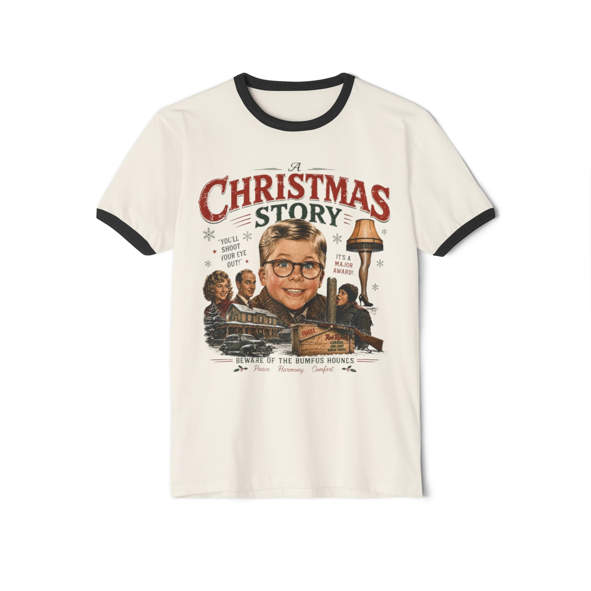 A Christmas Story Ringer T-Shirt — Retro Holiday Movie Tee