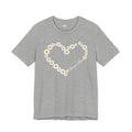 Daisy Heart Tee — "Spread Love" Floral Graphic T-Shirt