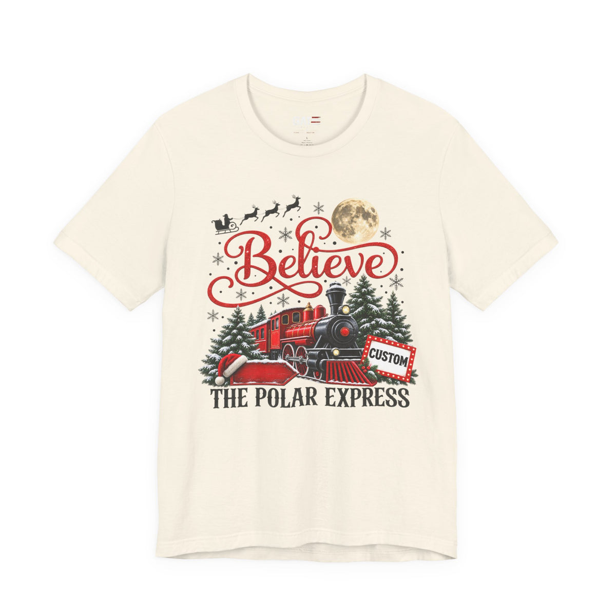 Personalized Polar Express Shirt - product mockup view 3