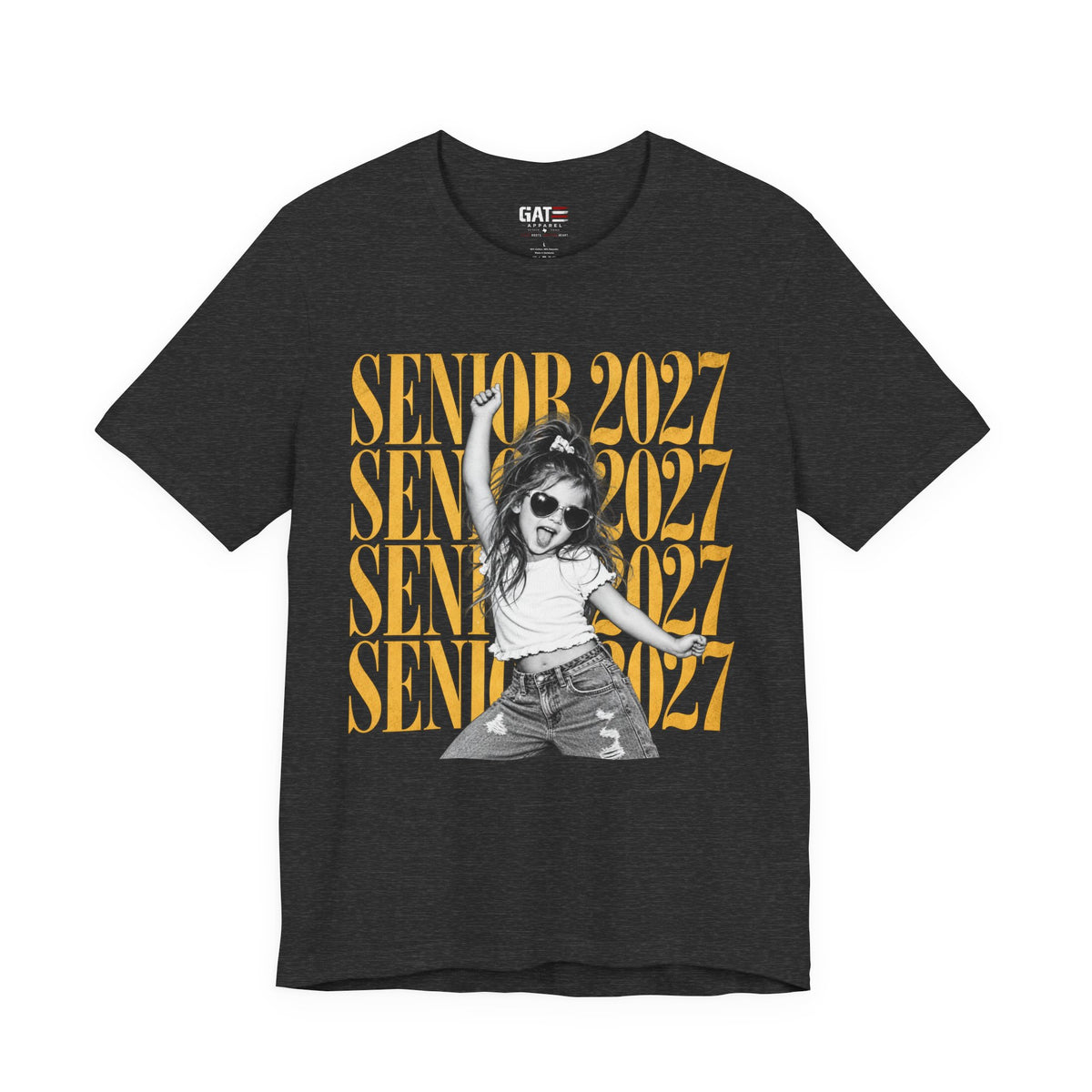 Personalized Senior 2027 Photo Shirt | Graduation Tee