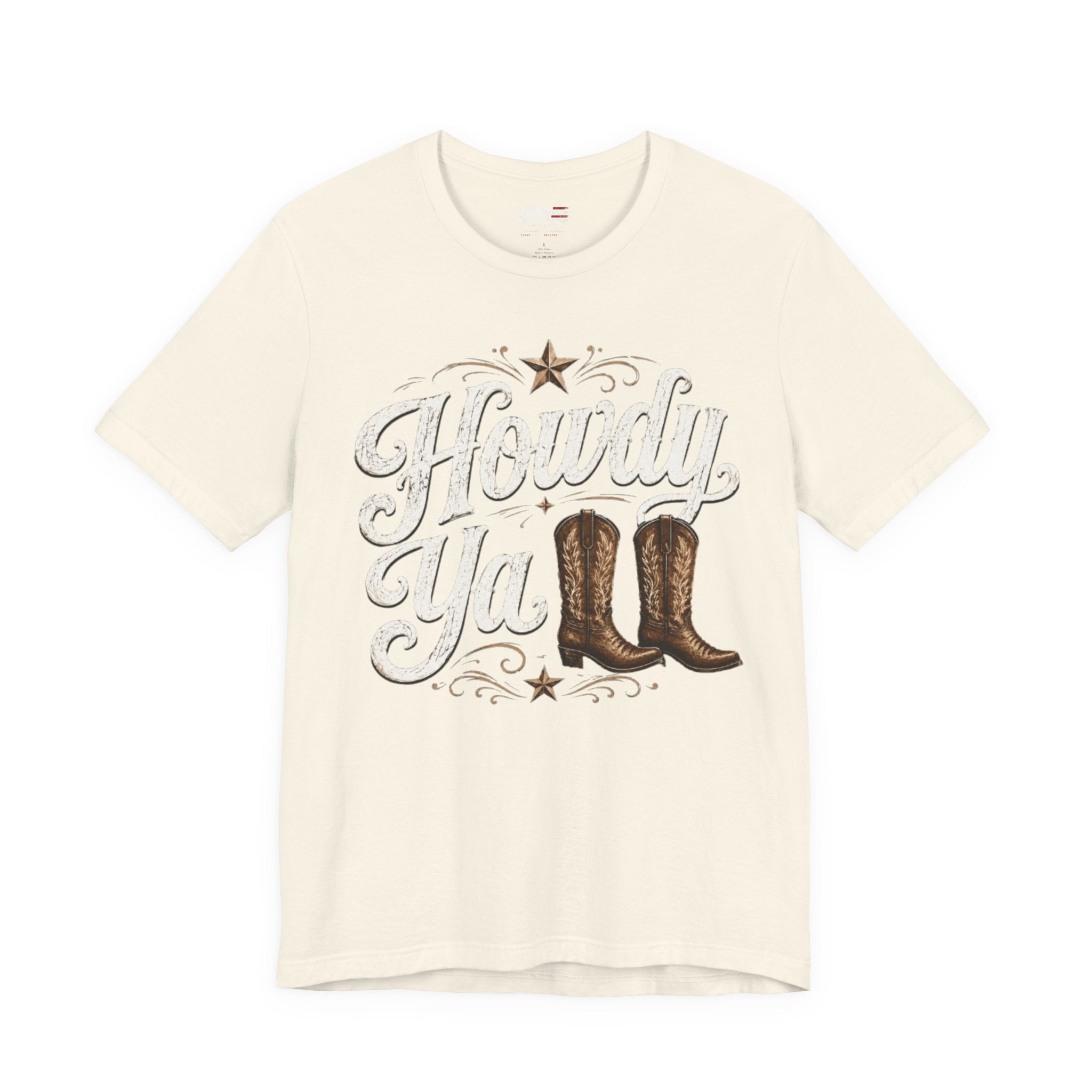 Howdy Ya Cowboy T‑Shirt – Western Boots Graphic Tee