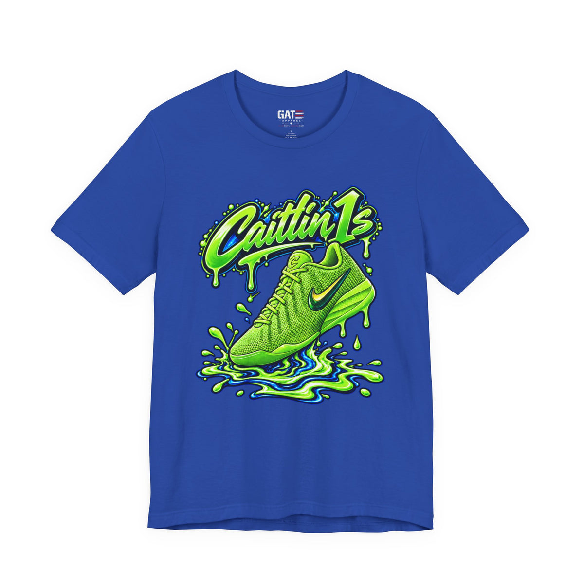 Caitlin Clark Caitlin 1s Electric Green Sneaker Shirt