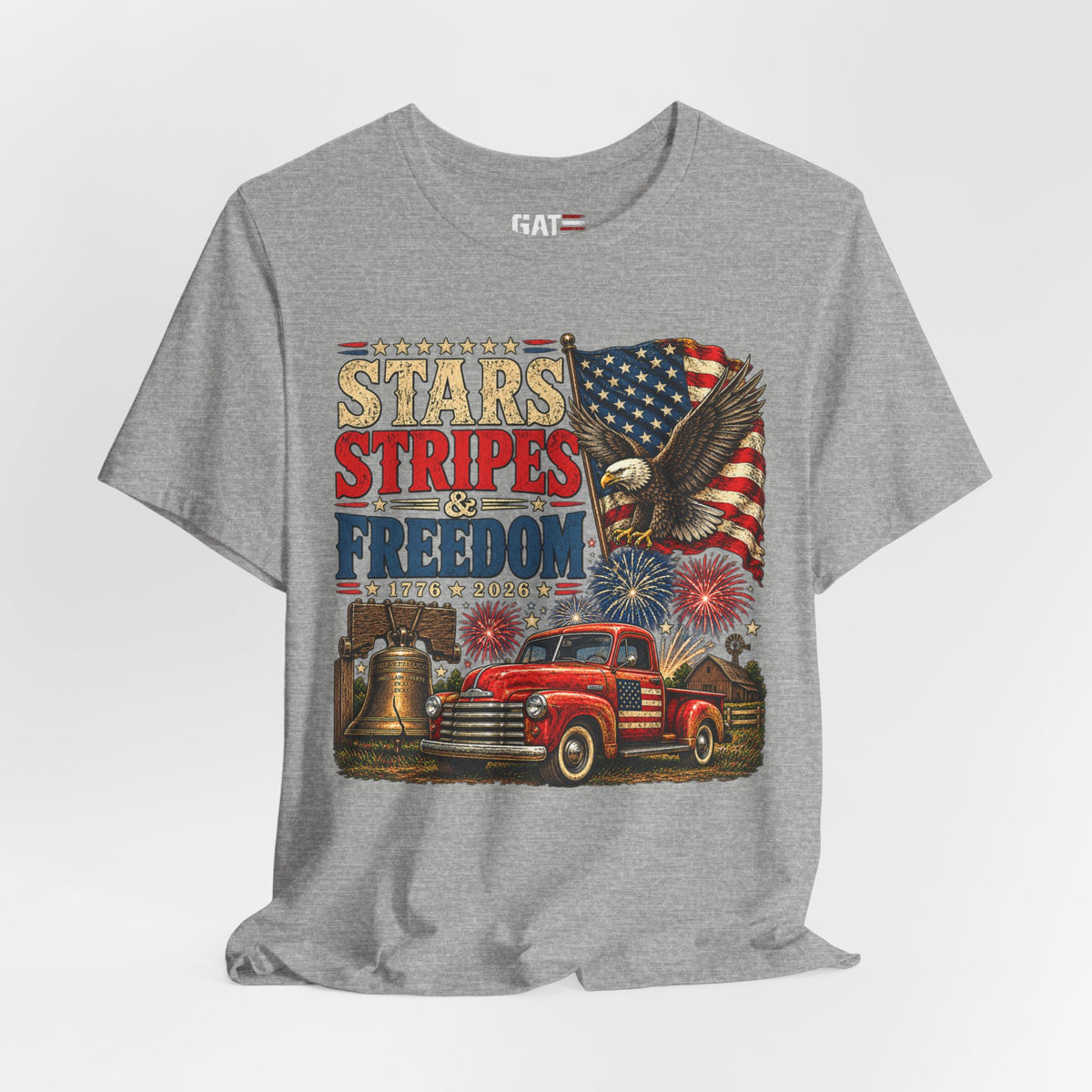 Stars Stripes & Freedom Shirt | Patriotic American Tee