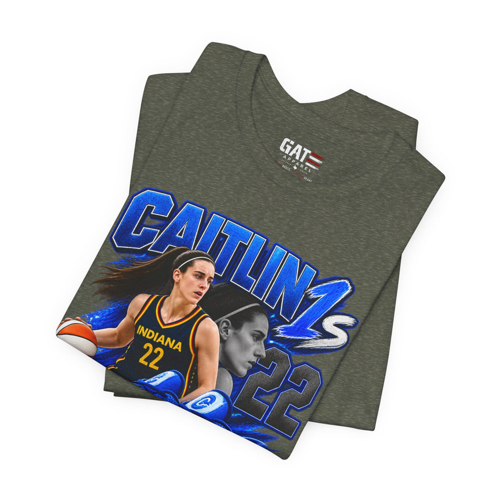 Caitlin Clark Caitlin 1s Blue Racer Sneaker Shirt