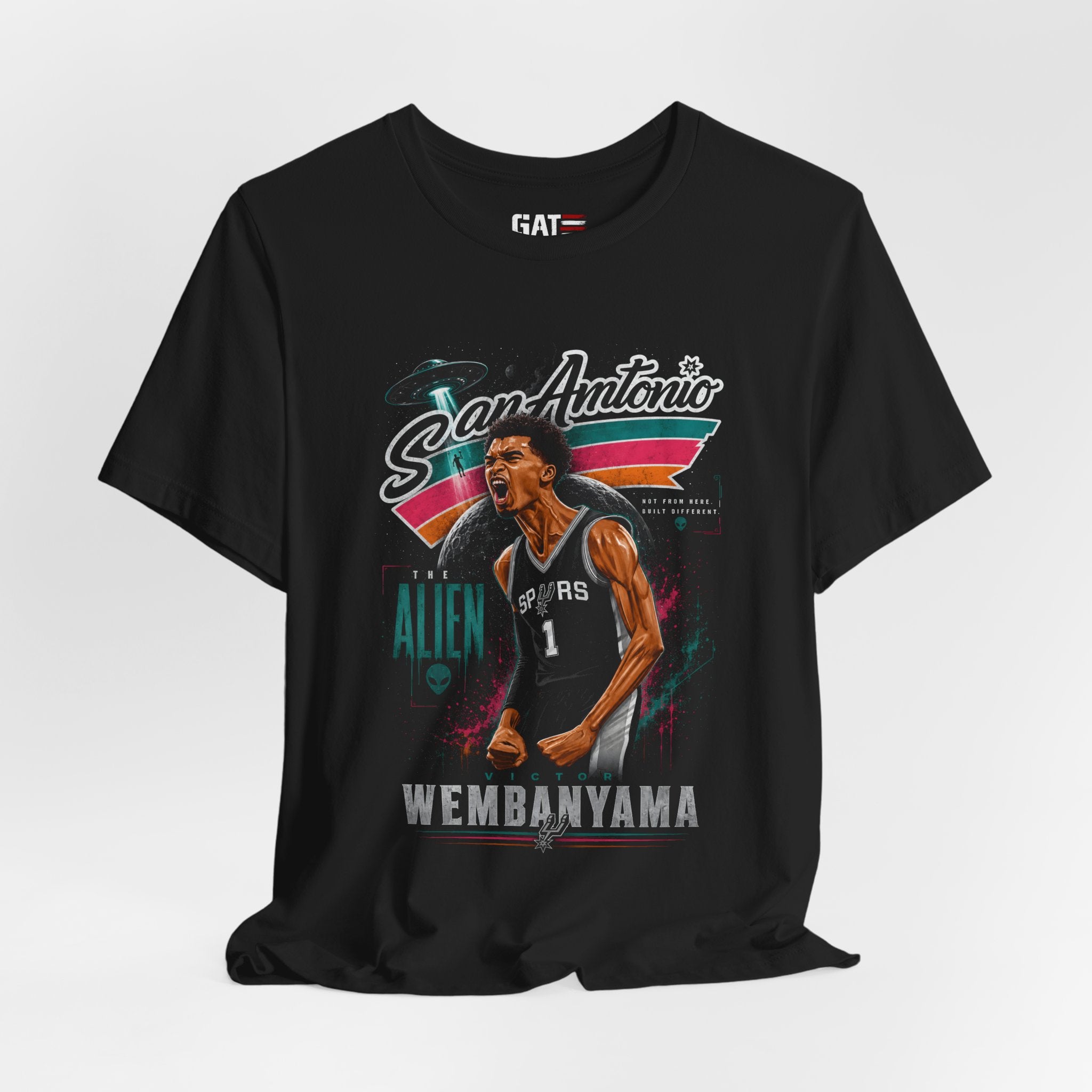 Victor Wembanyama San Antonio Spurs Tee | Alien Icon Basketball Shirt