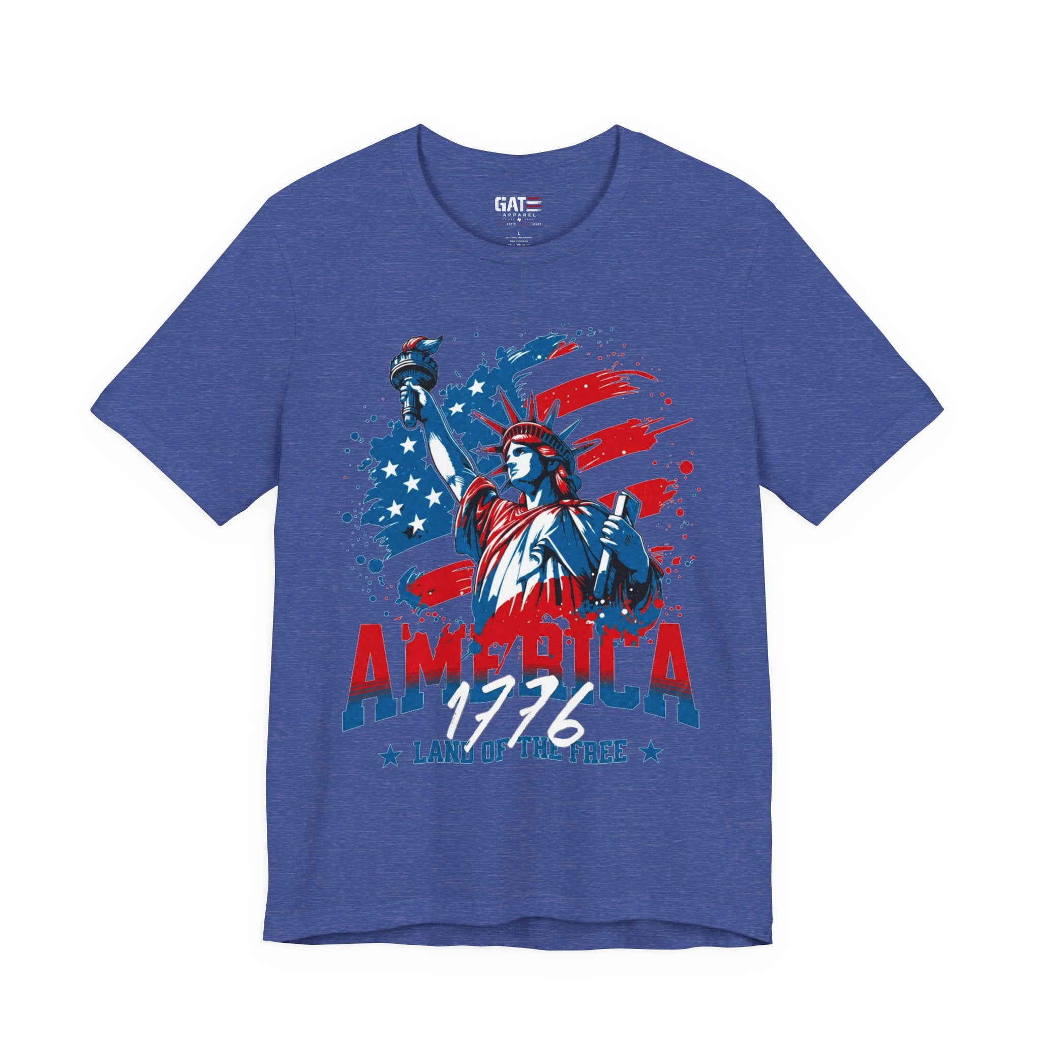 America Statue of Liberty T-Shirt – Land of the Free Patriotic Tee