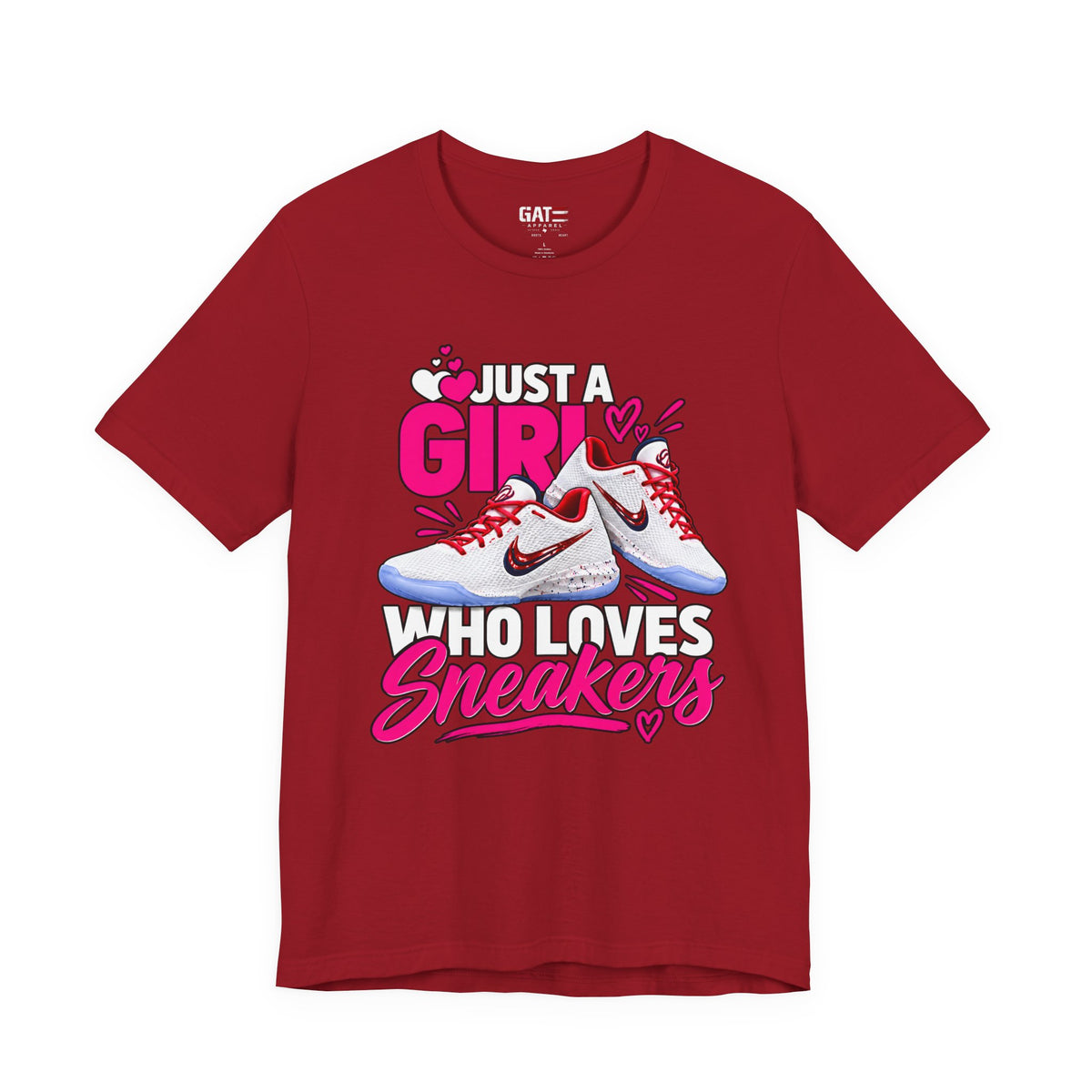 Caitlin Clark Caitlin 1s Just a Girl Sneaker Shirt | Style 4