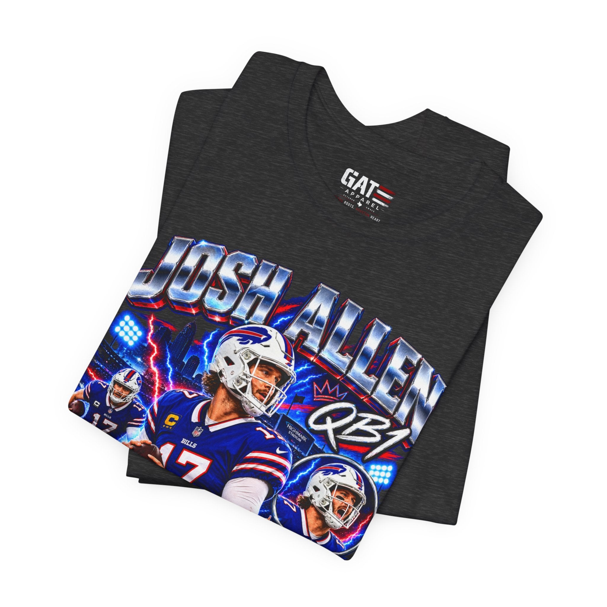 Josh Allen Buffalo Bills Tee Retro Player Graphic T-Shirt