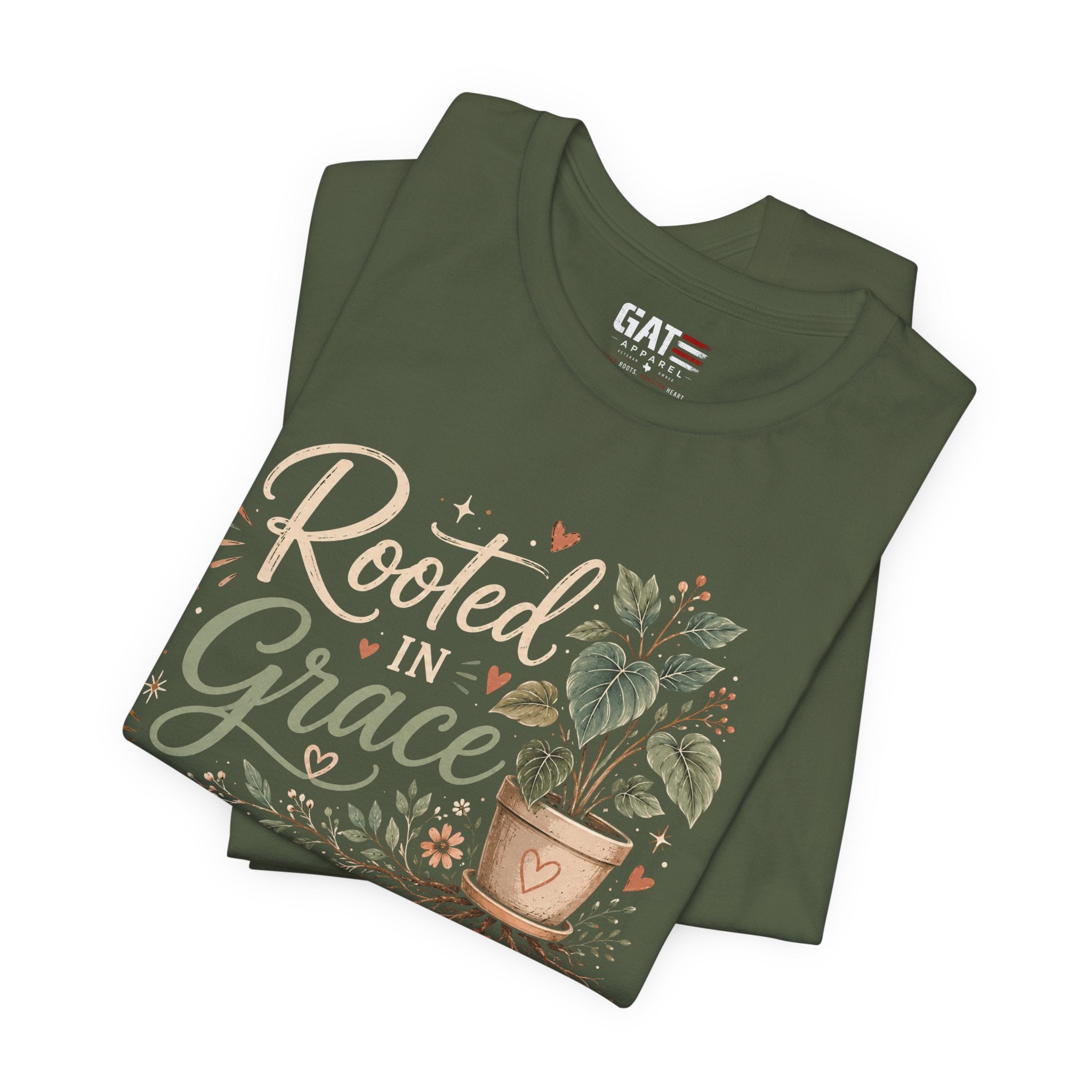 Christian Plant Lover Shirt for Women, Faith Based Gardening Tee, Houseplant Graphic Shirt, Botanical Christian Gift, Plant Mom Apparel
