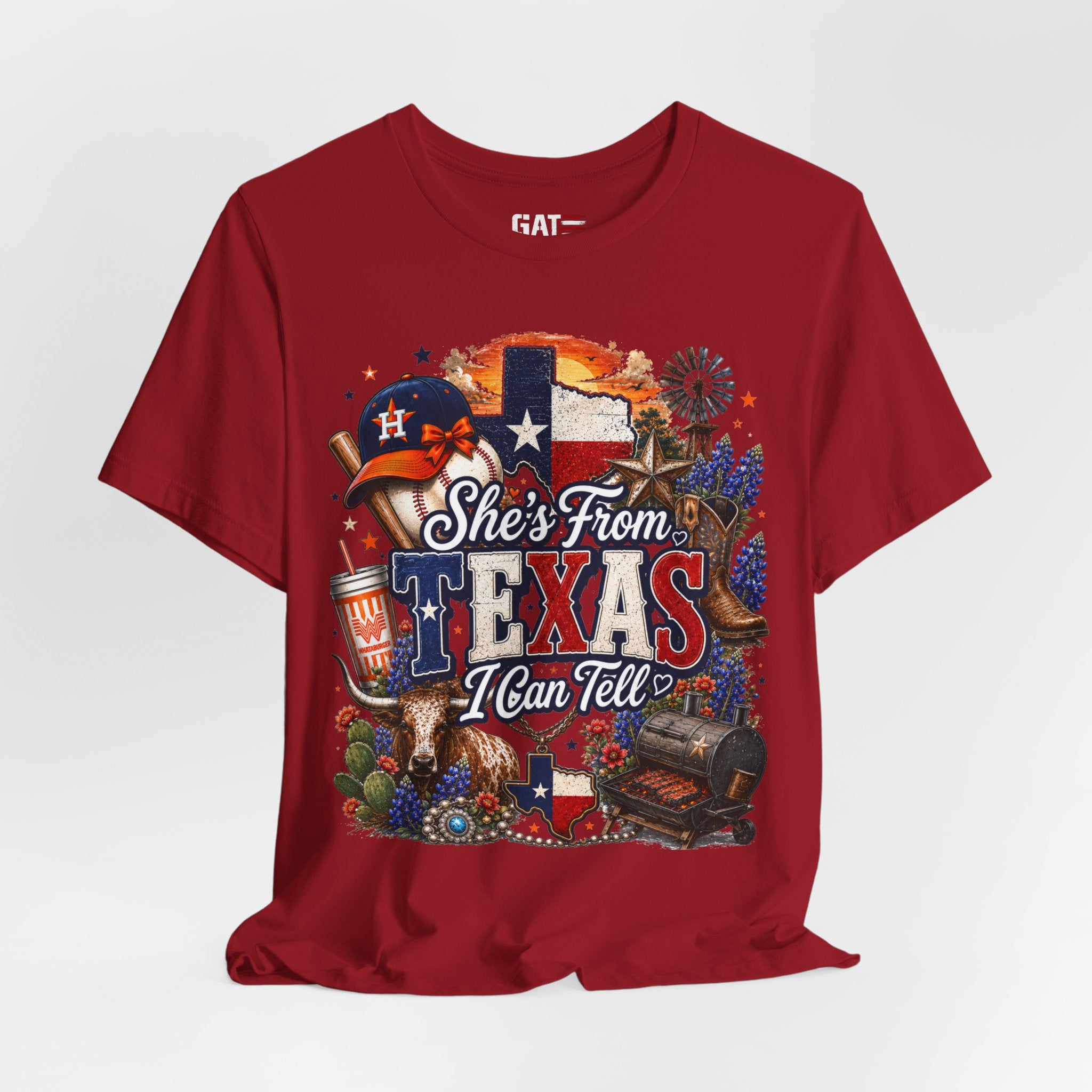 She's From Texas T-Shirt — Texas Pride Graphic Tee