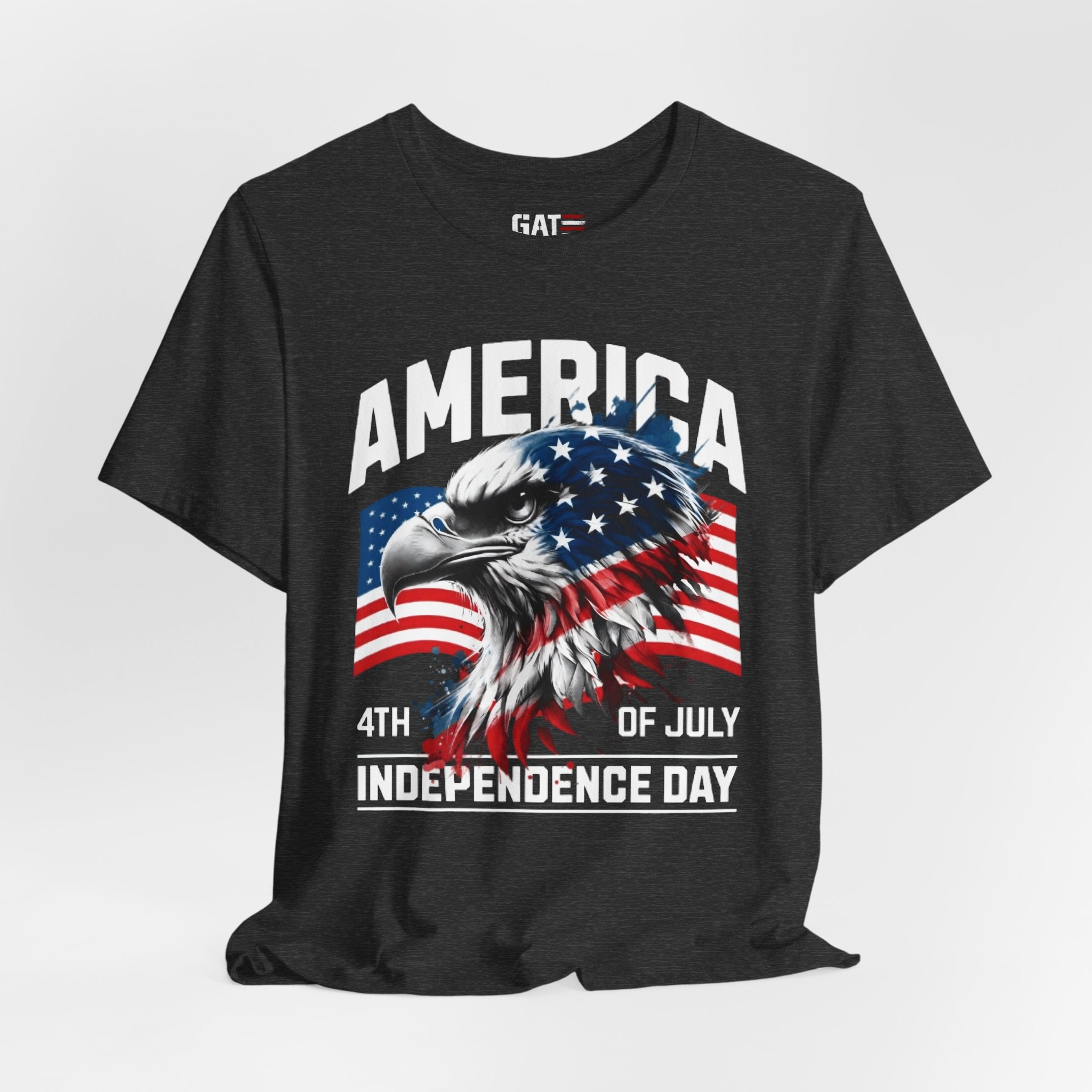 America Independence Day Shirt, Patriotic Eagle Flag Tee, 4th of July Shirt, USA Freedom Graphic T Shirt, American Pride Gift