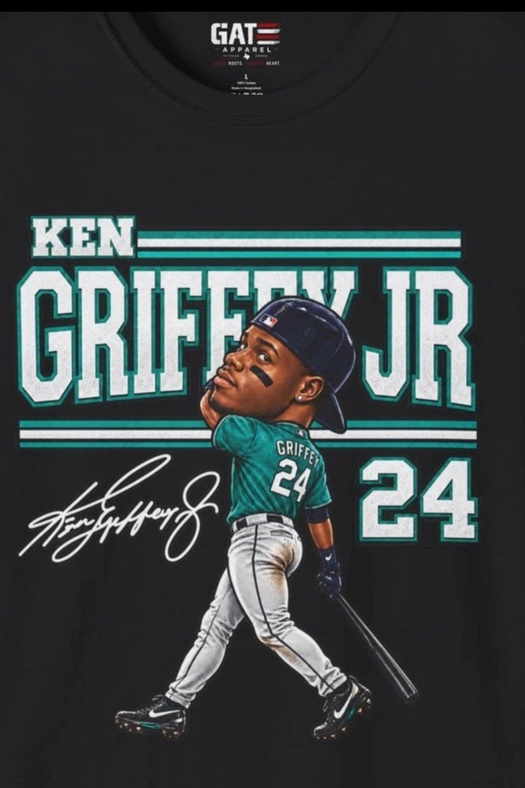Custom Baseball Player Big Head Shirt | Personalized Baseball Graphic Tee