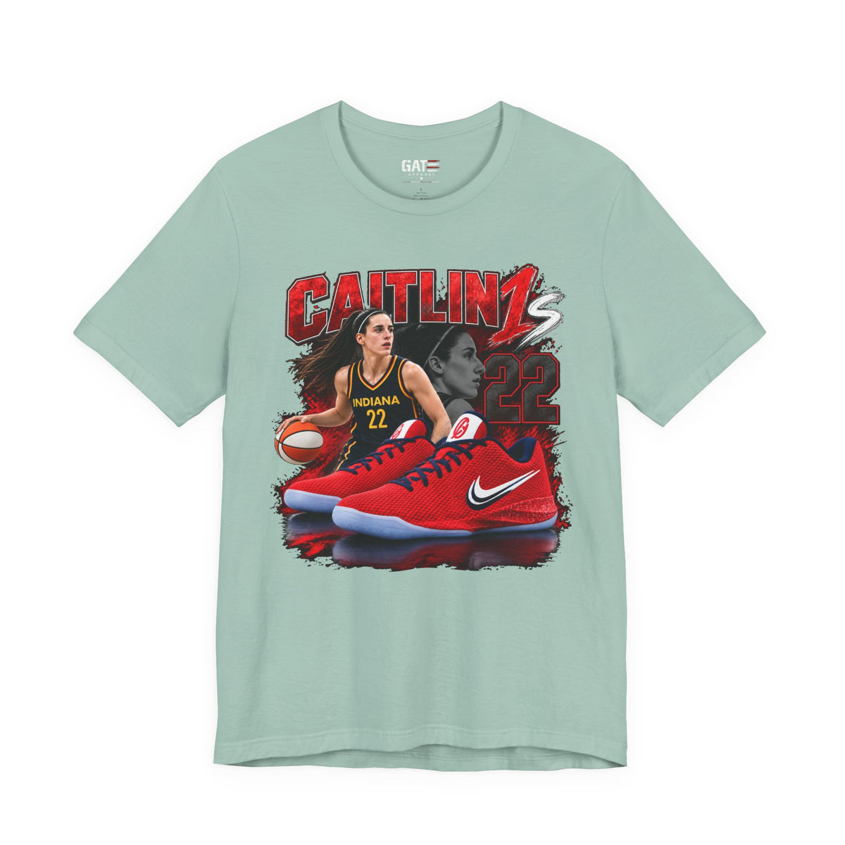 Caitlin Clark Caitlin 1s USA Reds Sneaker Shirt