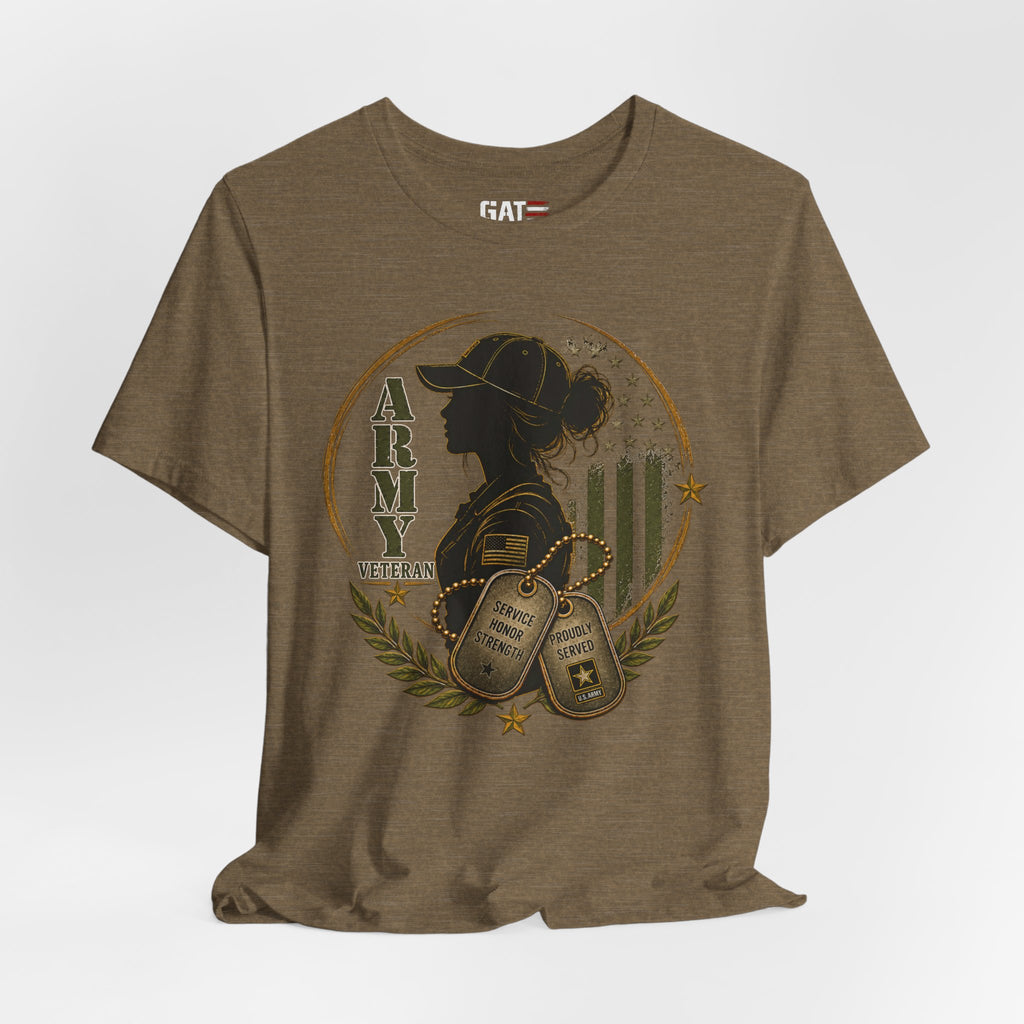 Female Vet Army Veteran Women’s Tee