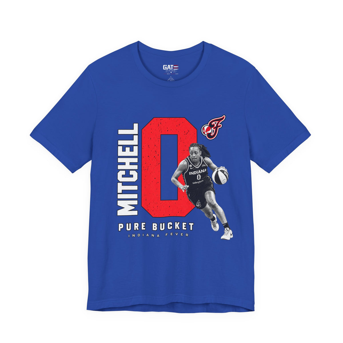 Kelsey Mitchell Shirt | Indiana Fever WNBA Basketball Tee
