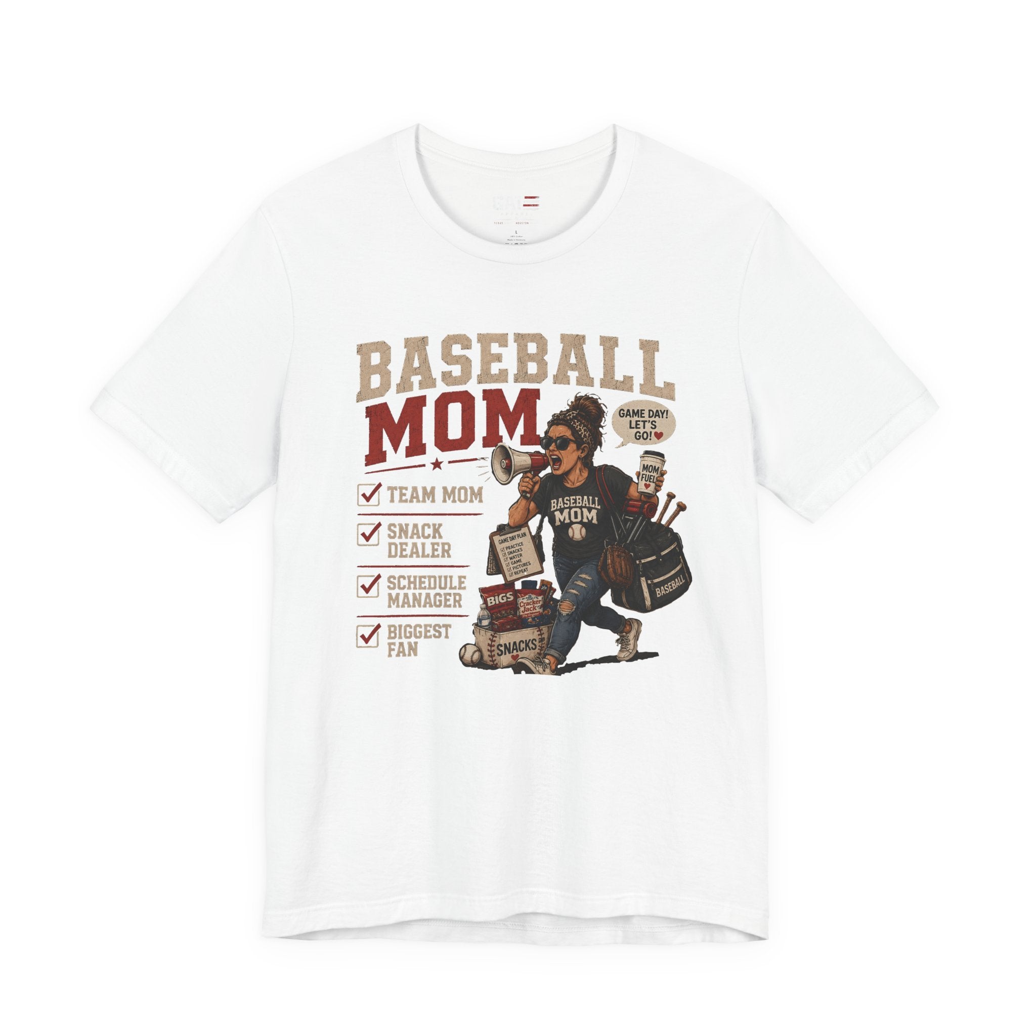 Baseball Mom Shirt, Baseball Mom Gift, Team Mom Shirt, Sports Mom Tee, Game Day Mom Shirt, Baseball Mama Shirt, Snack Dealer, Biggest Fan