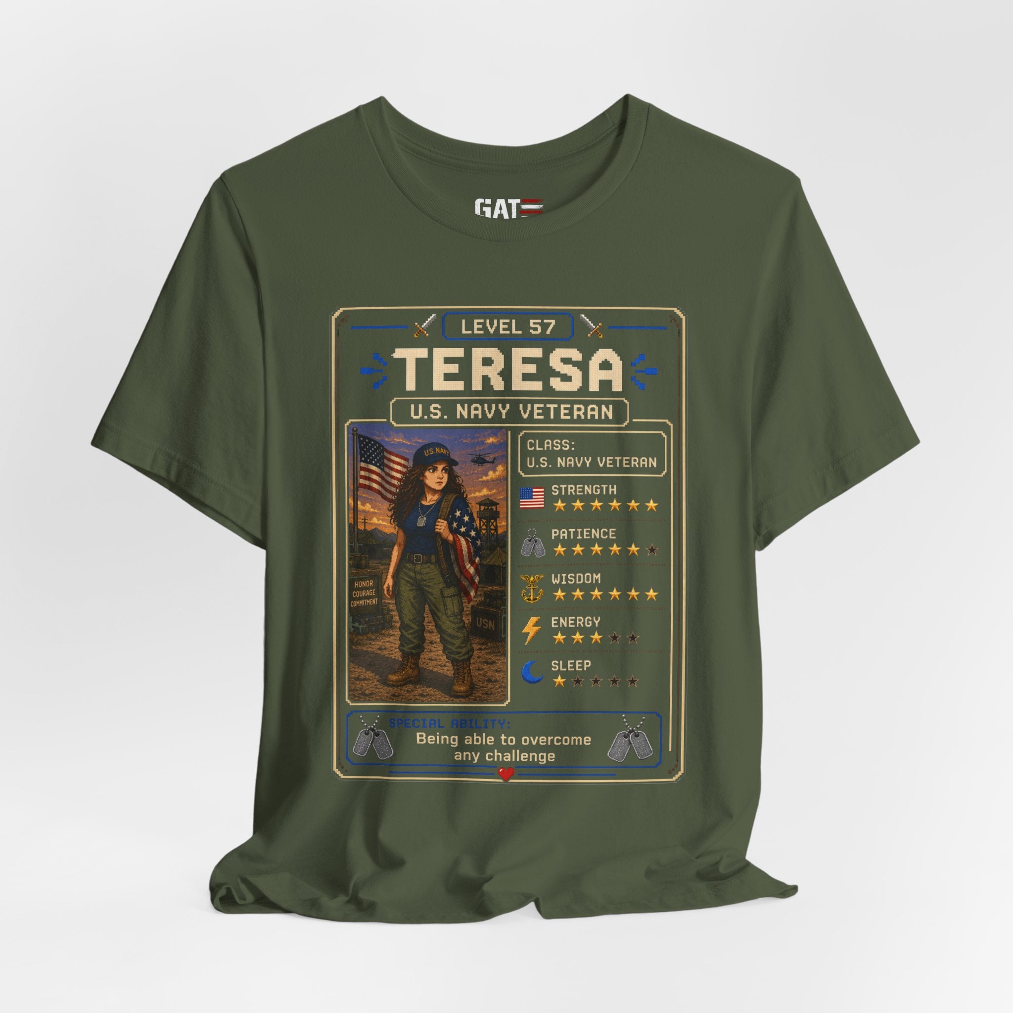 Custom RPG Character Shirt| Personalized Gamer Tee