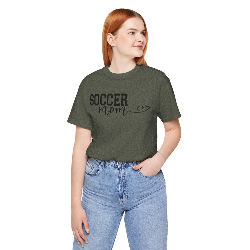 Soccer Mom Tee — Personalized Back Number & Name Soccer Shirt