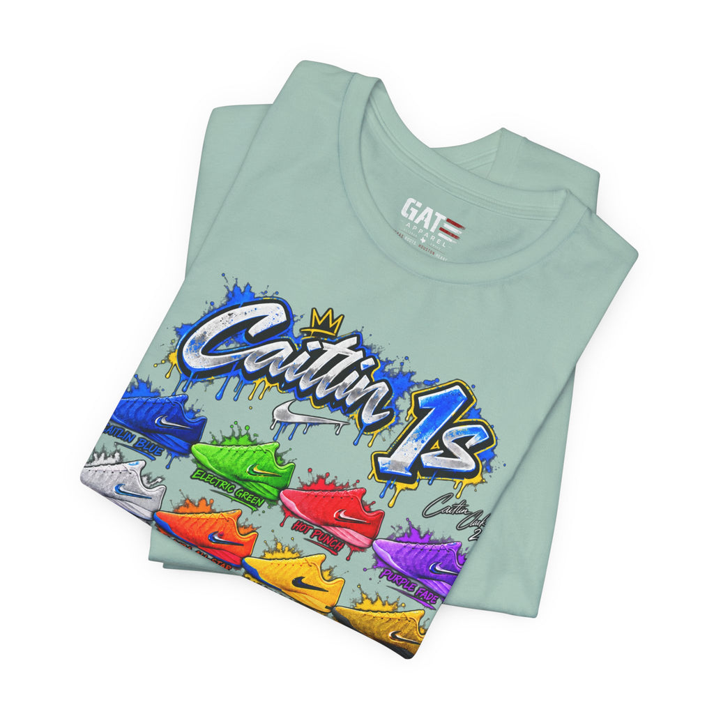 Caitlin Clark Caitlin 1s Sneaker Shirt | Indiana Fever Tee