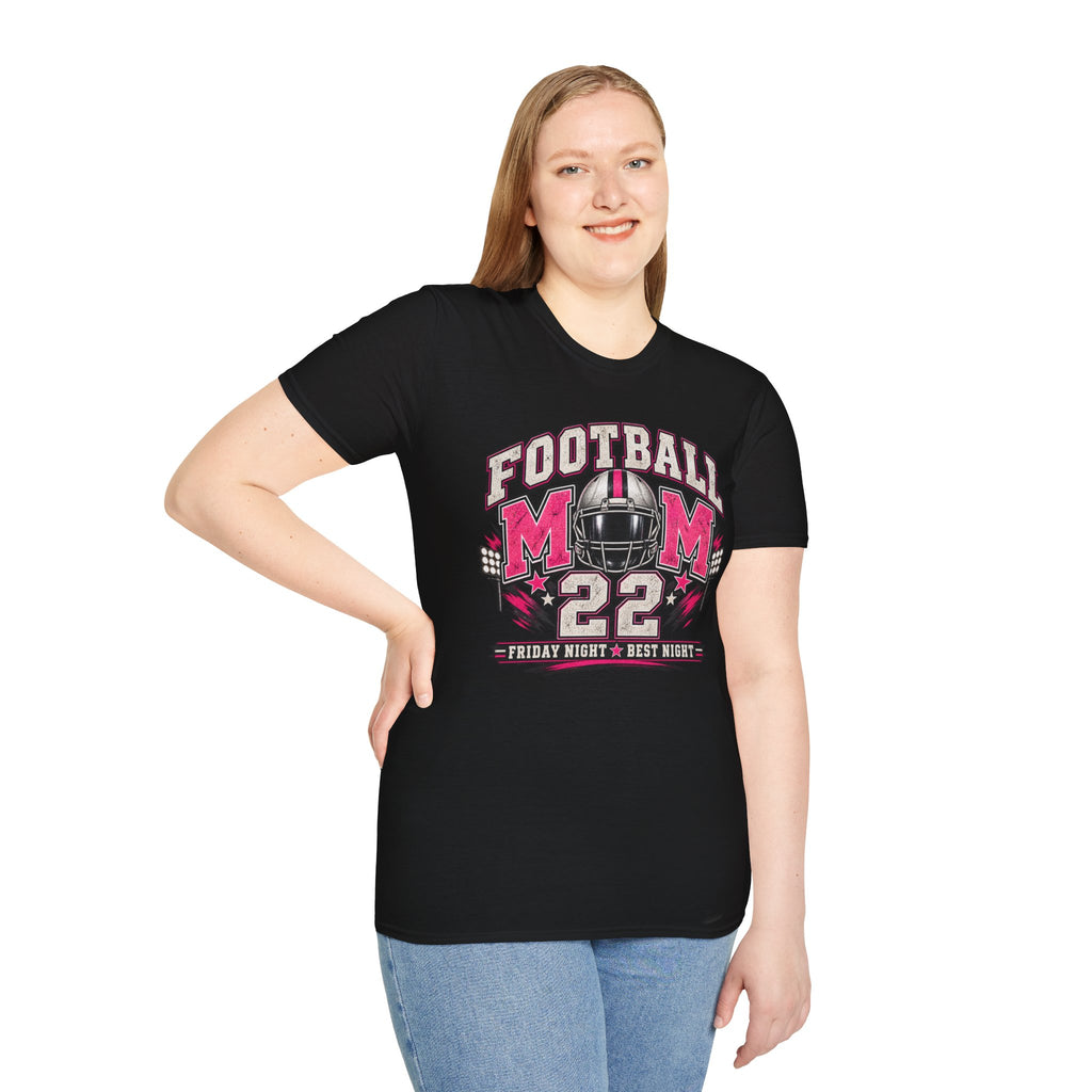 Football Mom Personalized Shirt Custom Player Name Number Game Day Tee