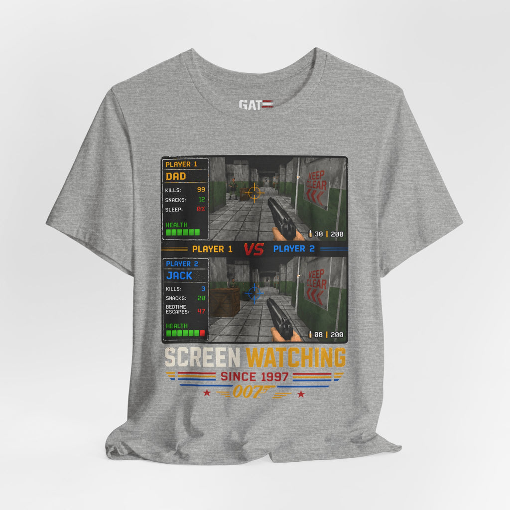 Personalized Gamer Shirt, Custom Gaming T Shirt, Retro Video Game Tee, Gamer Gift with Names, Old School Gaming Shirt, N64, Golden Eye