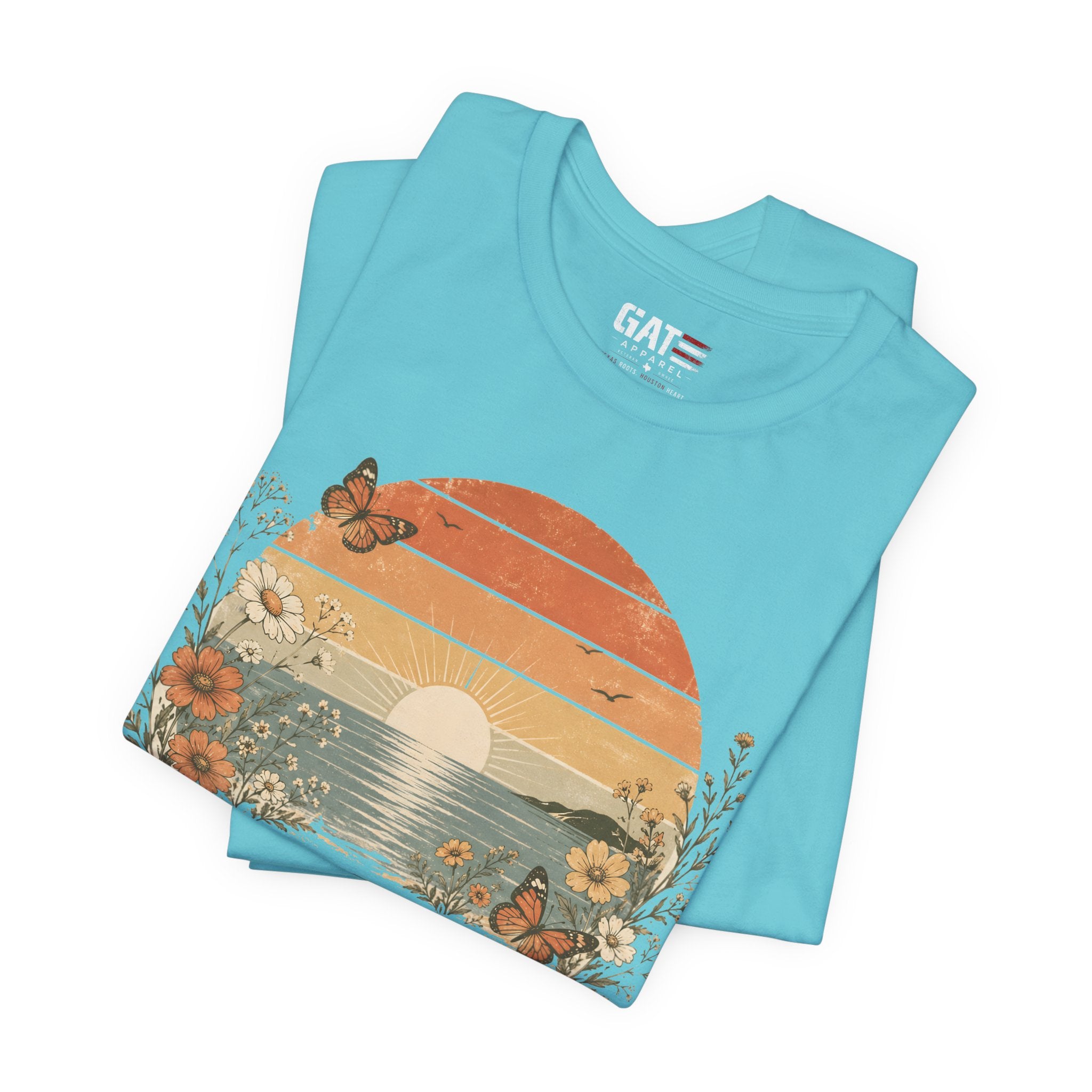 Du Bist Gut Genug Shirt, Viral German Meme Tee, You Are Good Enough Shirt, Butterfly Floral Sunset Aesthetic Tee