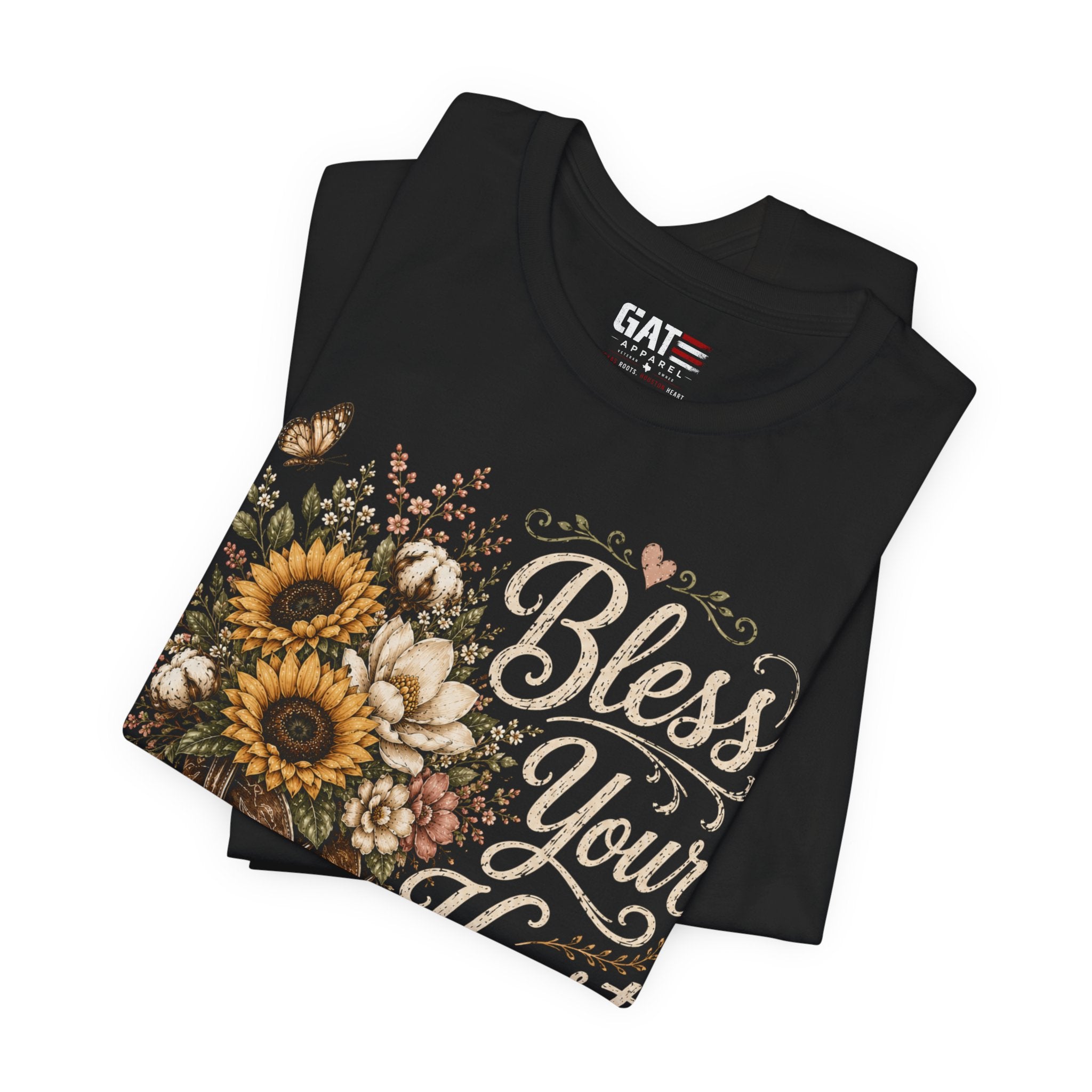 Funny Southern Shirt, Bless Your Heart Tee, Southern Humor Graphic Tee, Magnolia Floral Shirt, Country Girl Gift, Farmhouse Style Tee