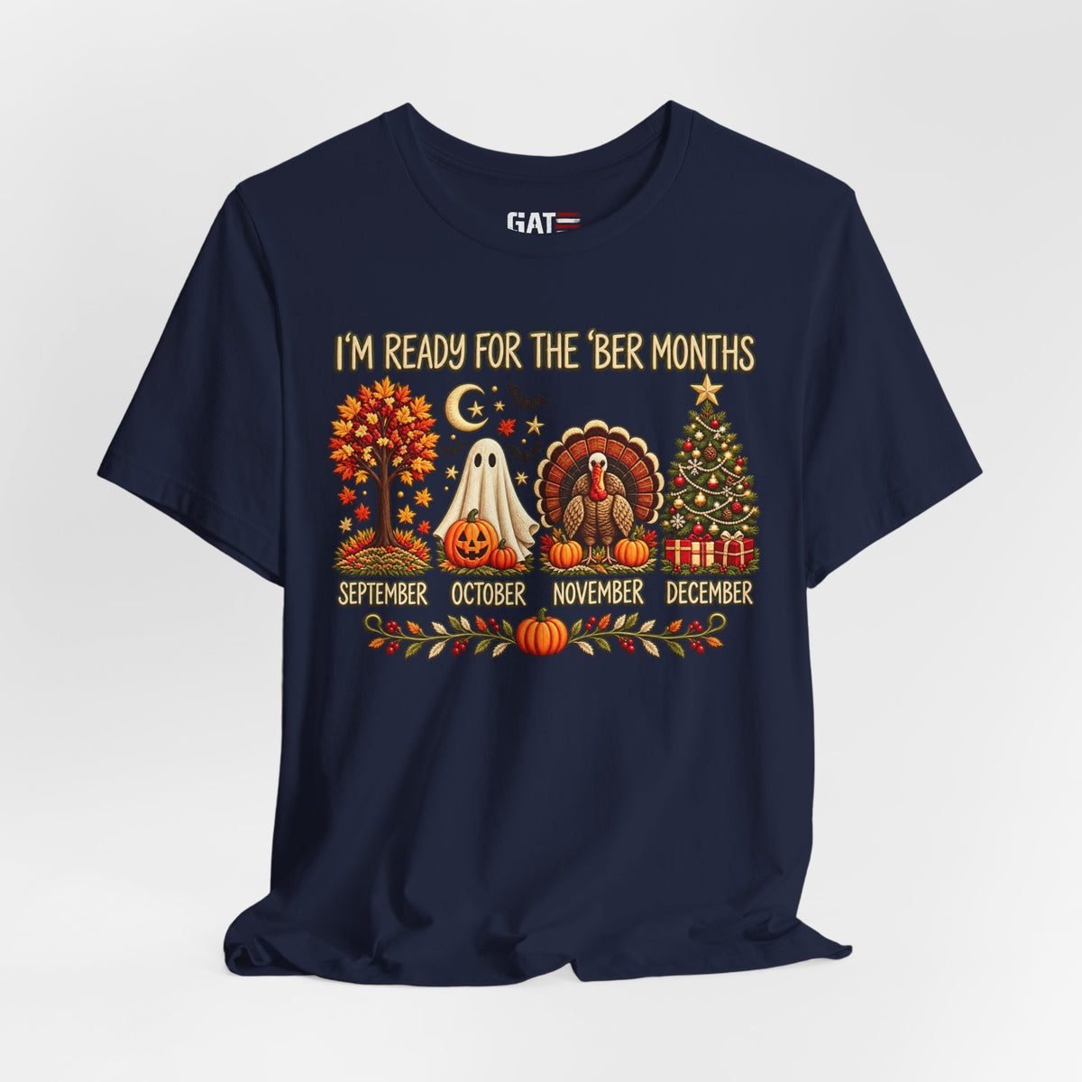 September to December Shirt | Fall Thanksgiving Christmas Tee