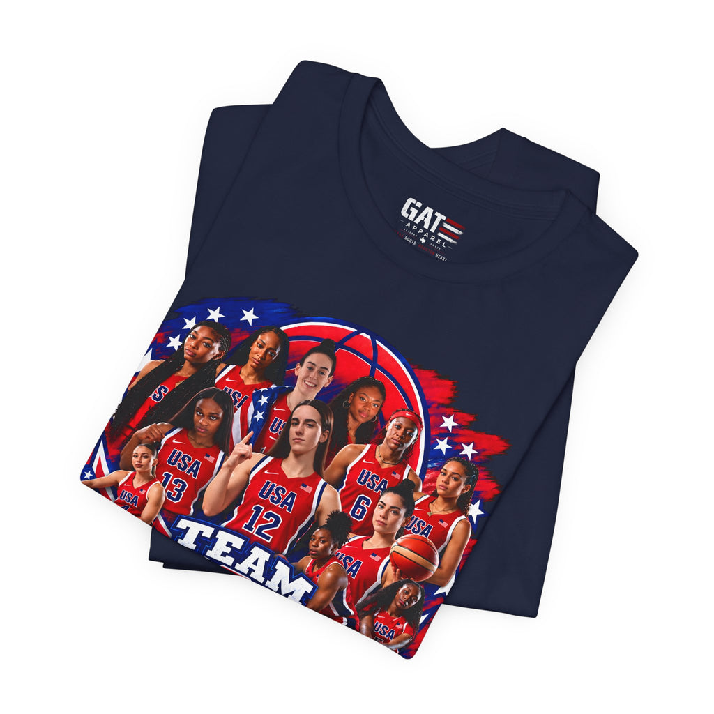 Team USA Women's Basketball Shirt | FIBA Tee 2026 Design 1