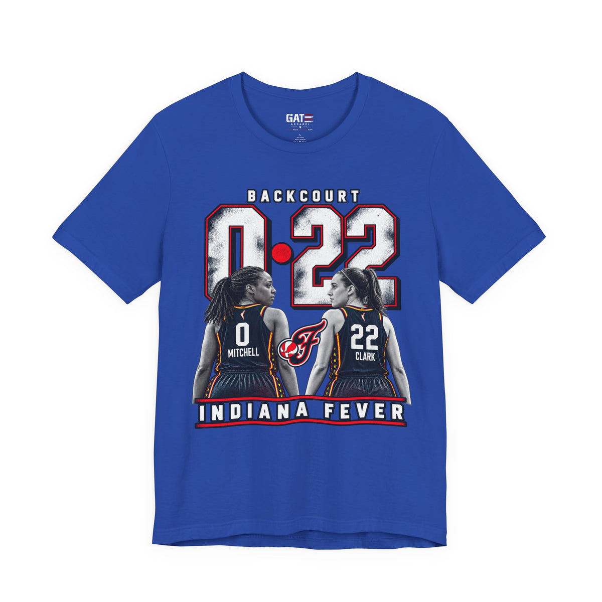 Caitlin Clark & Kelsey Mitchell Backcourt Shirt | Indiana Fever WNBA