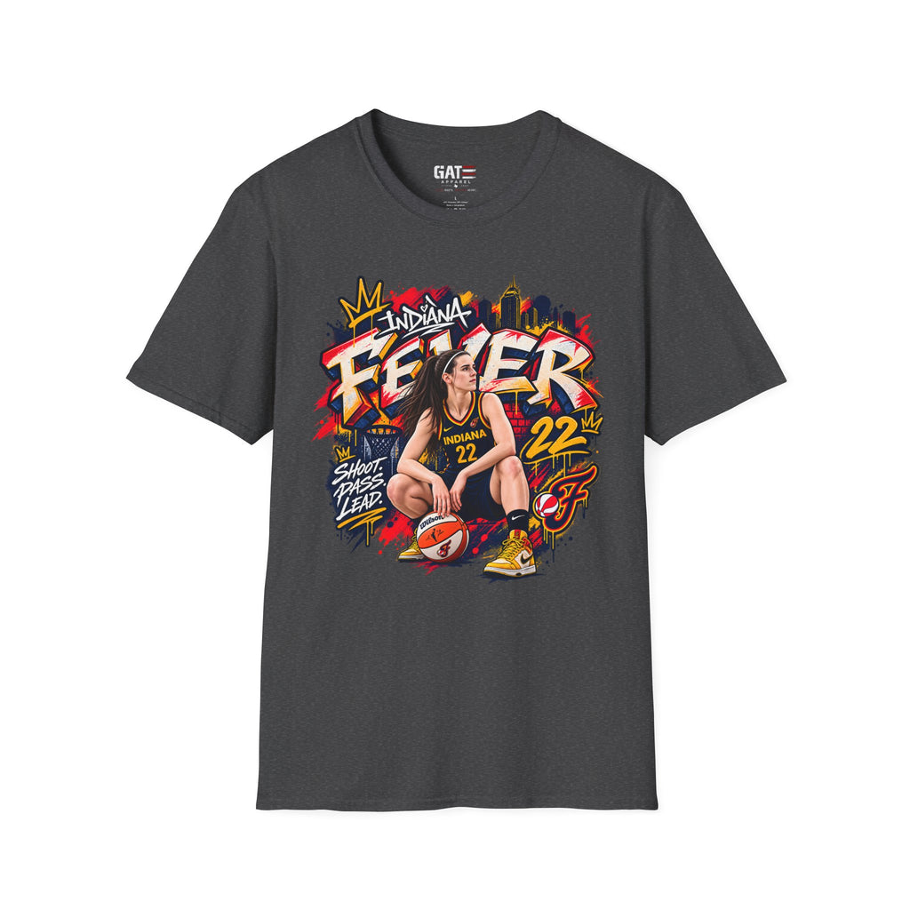 Caitlin Clark Indiana Fever WNBA Basketball Graphic T Shirt Women's Fan Tee