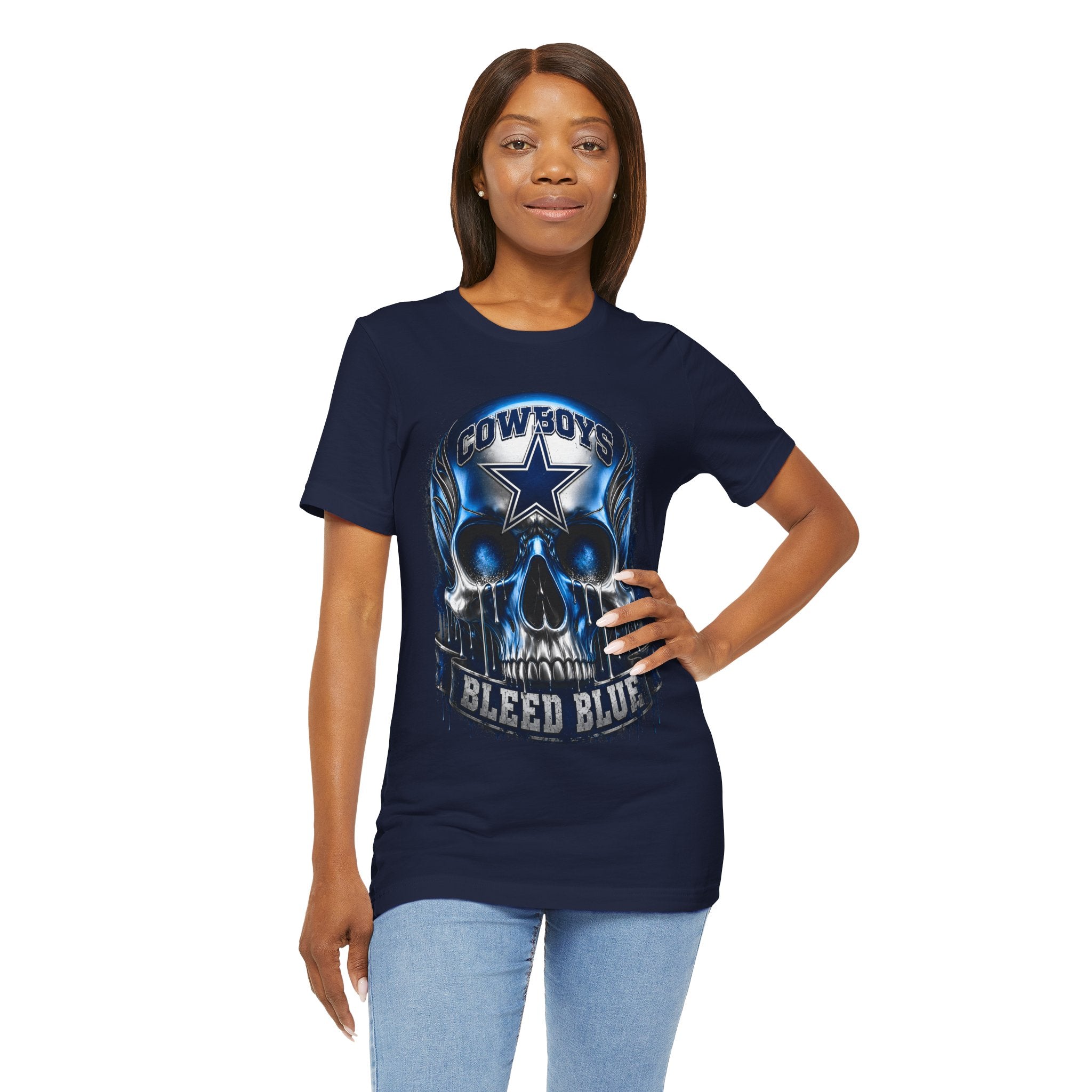 Custom Your Choice|NFL Team Skull T-Shirt — Fan Pride Graphic Tee