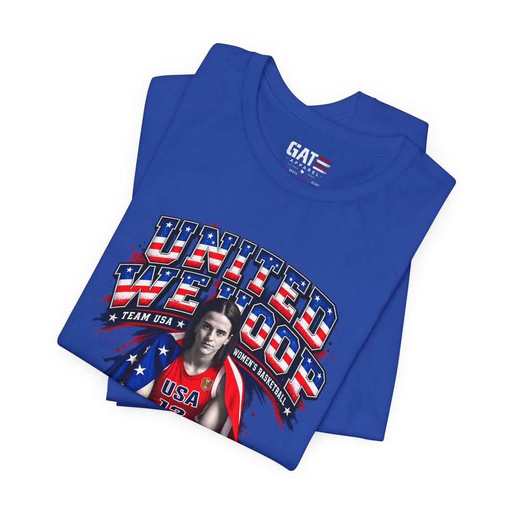 Caitlin Clark Team USA Shirt | WNBA Tee Style 2