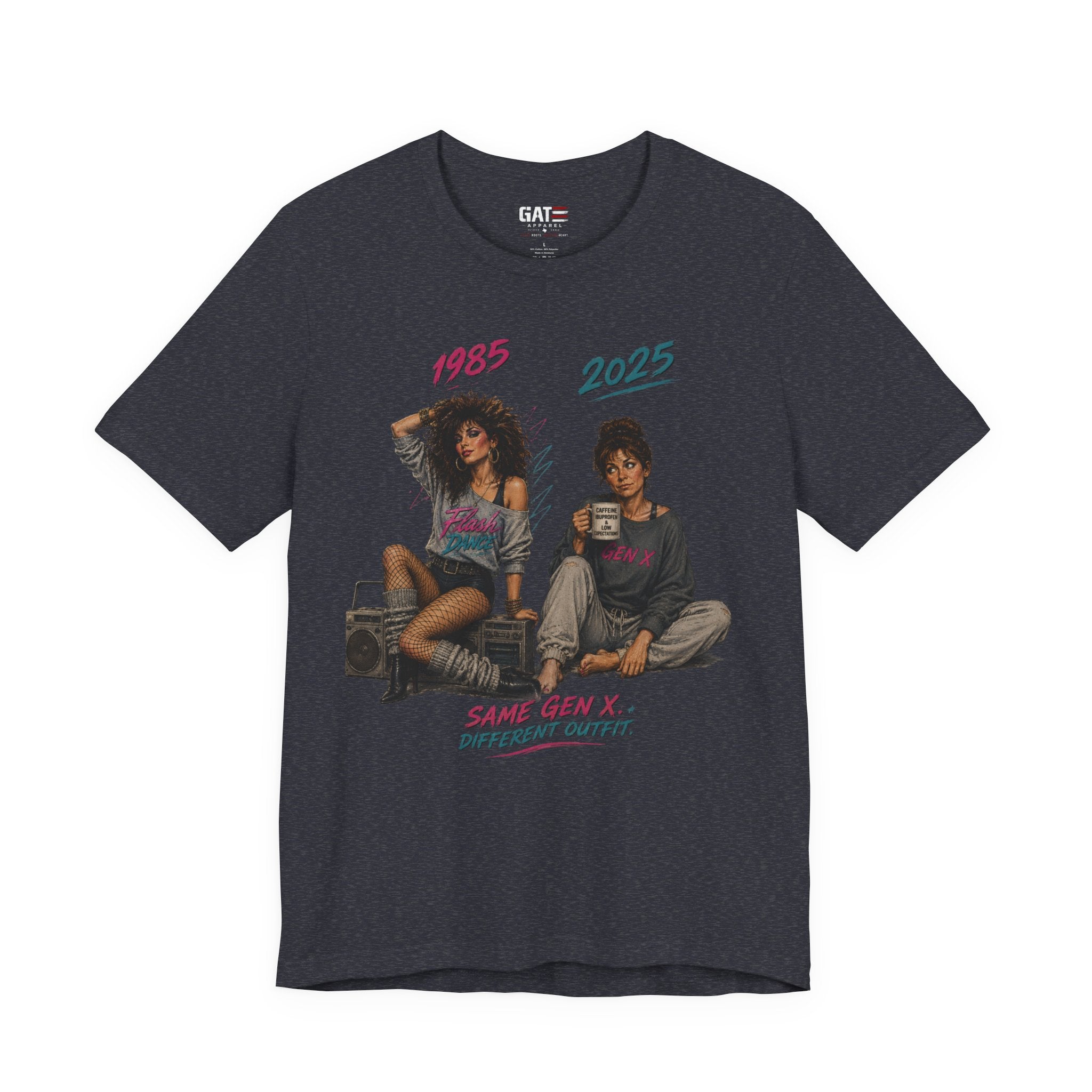 Retro 80s Vibes Tee — "1985 2023 Same Deal?" Graphic T-Shirt