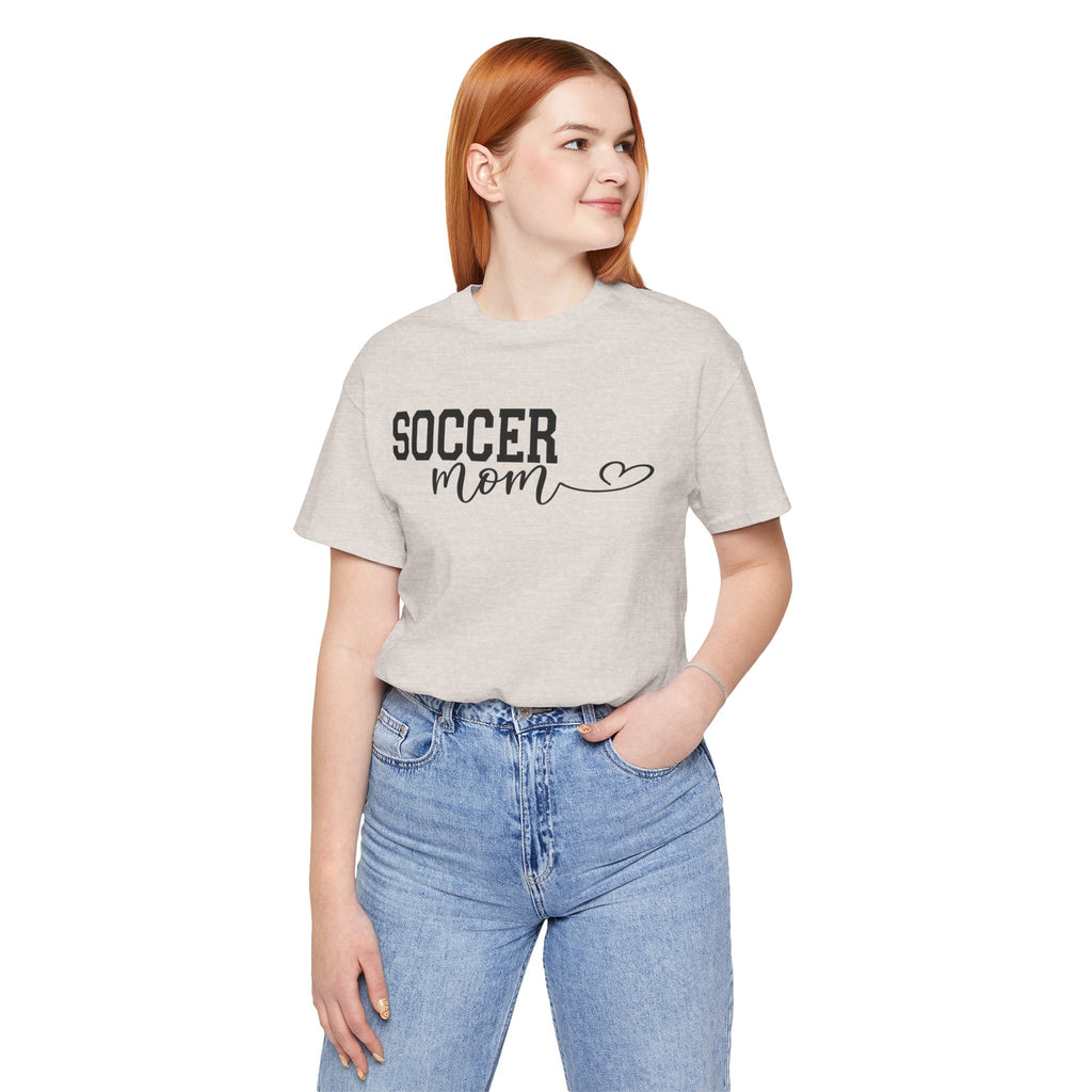 Soccer Mom Tee — Personalized Back Number & Name Soccer Shirt