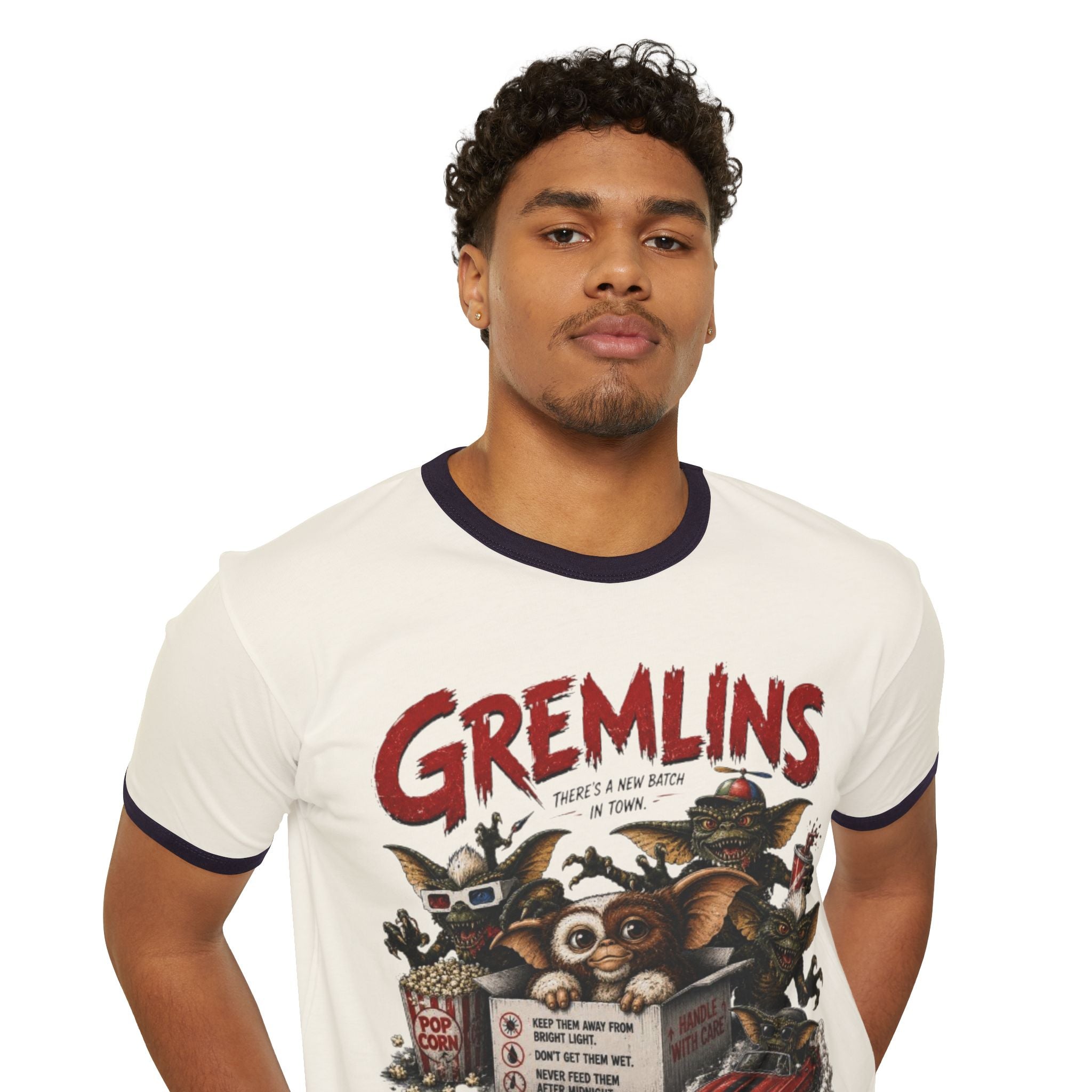 Gremlins Retro Movie Ringer T-Shirt