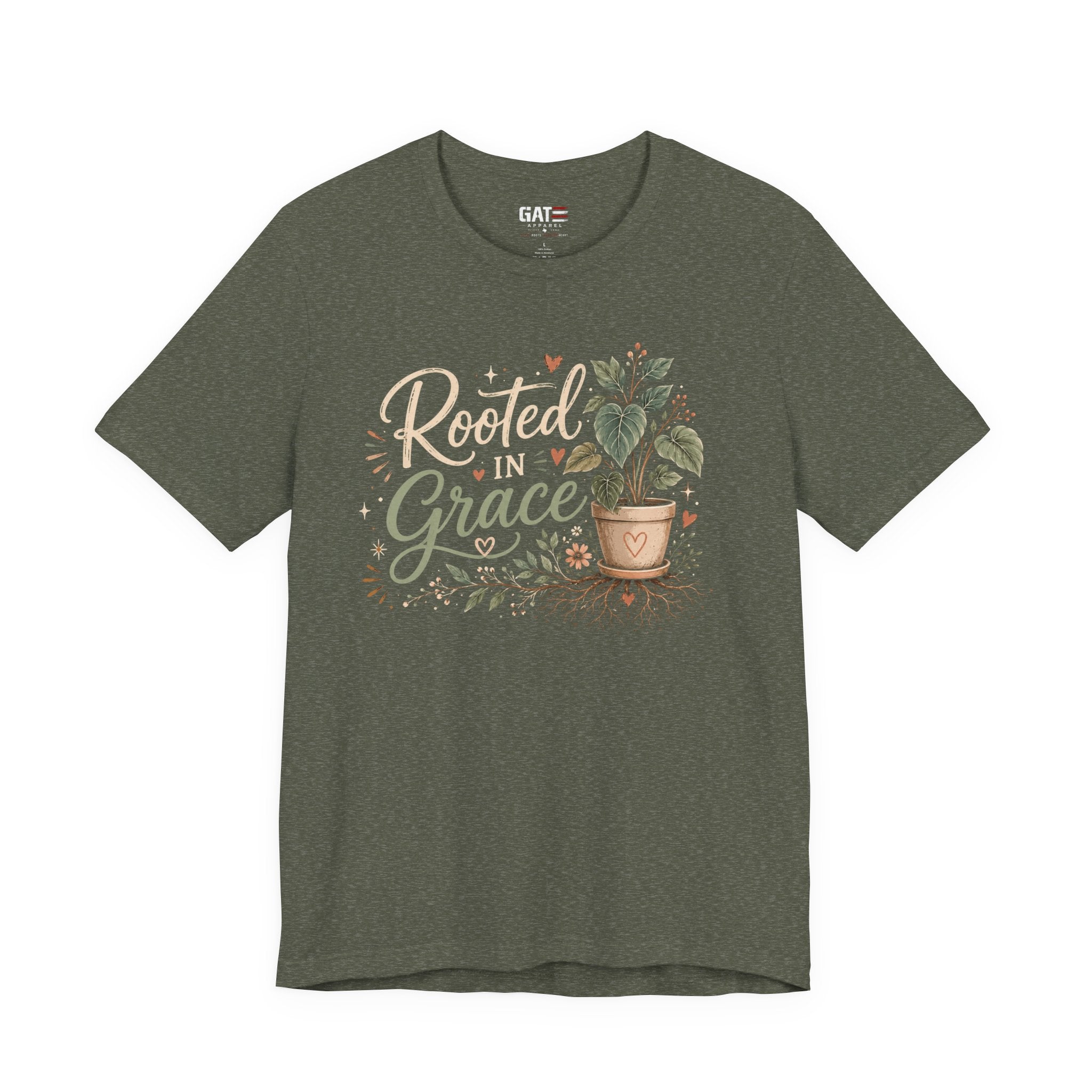 Christian Plant Lover Shirt for Women, Faith Based Gardening Tee, Houseplant Graphic Shirt, Botanical Christian Gift, Plant Mom Apparel