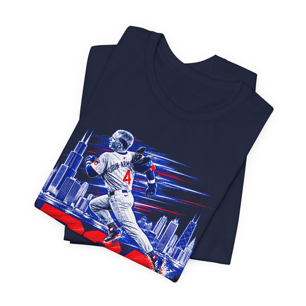 Chicago Cubs Pete Crow-Armstrong No. 4 Skyline T-Shirt - product image 19